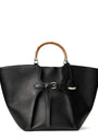 Large Leather Ralph Tote Bag