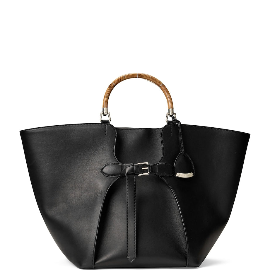 Large Leather Ralph Tote Bag