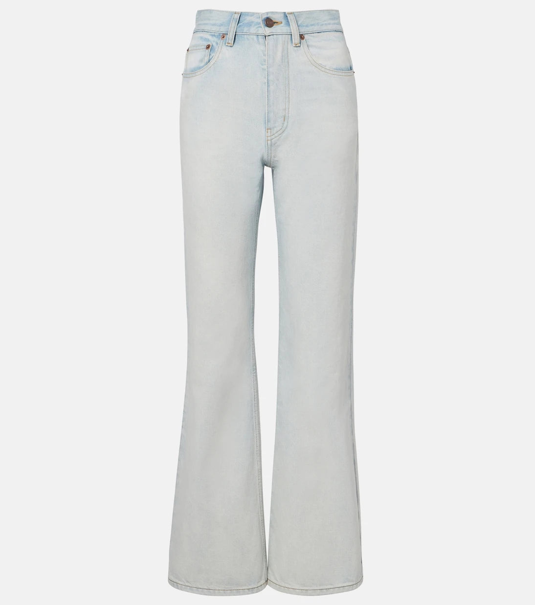 Chloé - Faded wide-leg jeans
