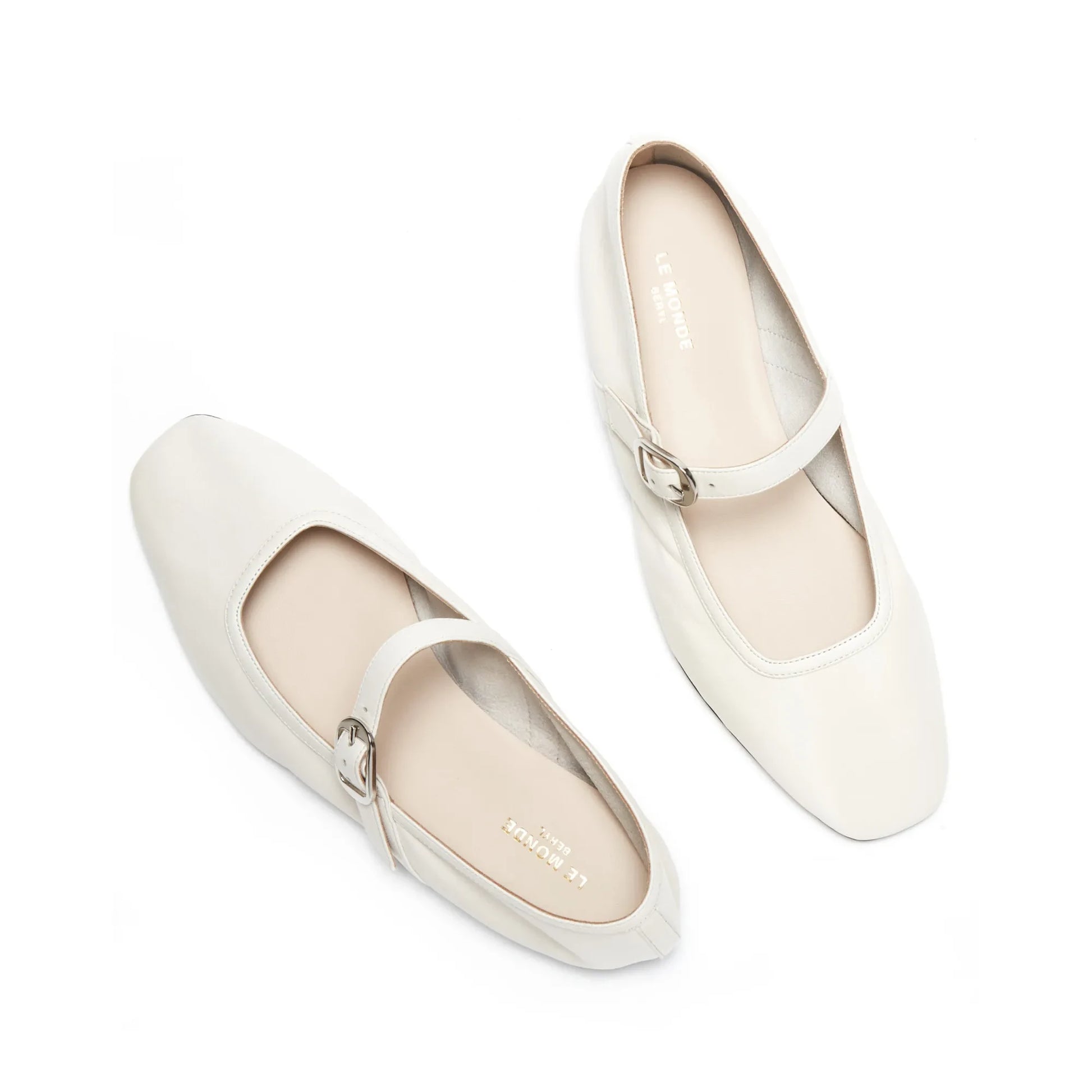 Le Monde Beryl - Ballet Pump Mary Jane | Ecru