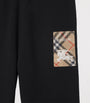 Burberry Kids Cotton Check Label Sweatpants (3-12 Years)