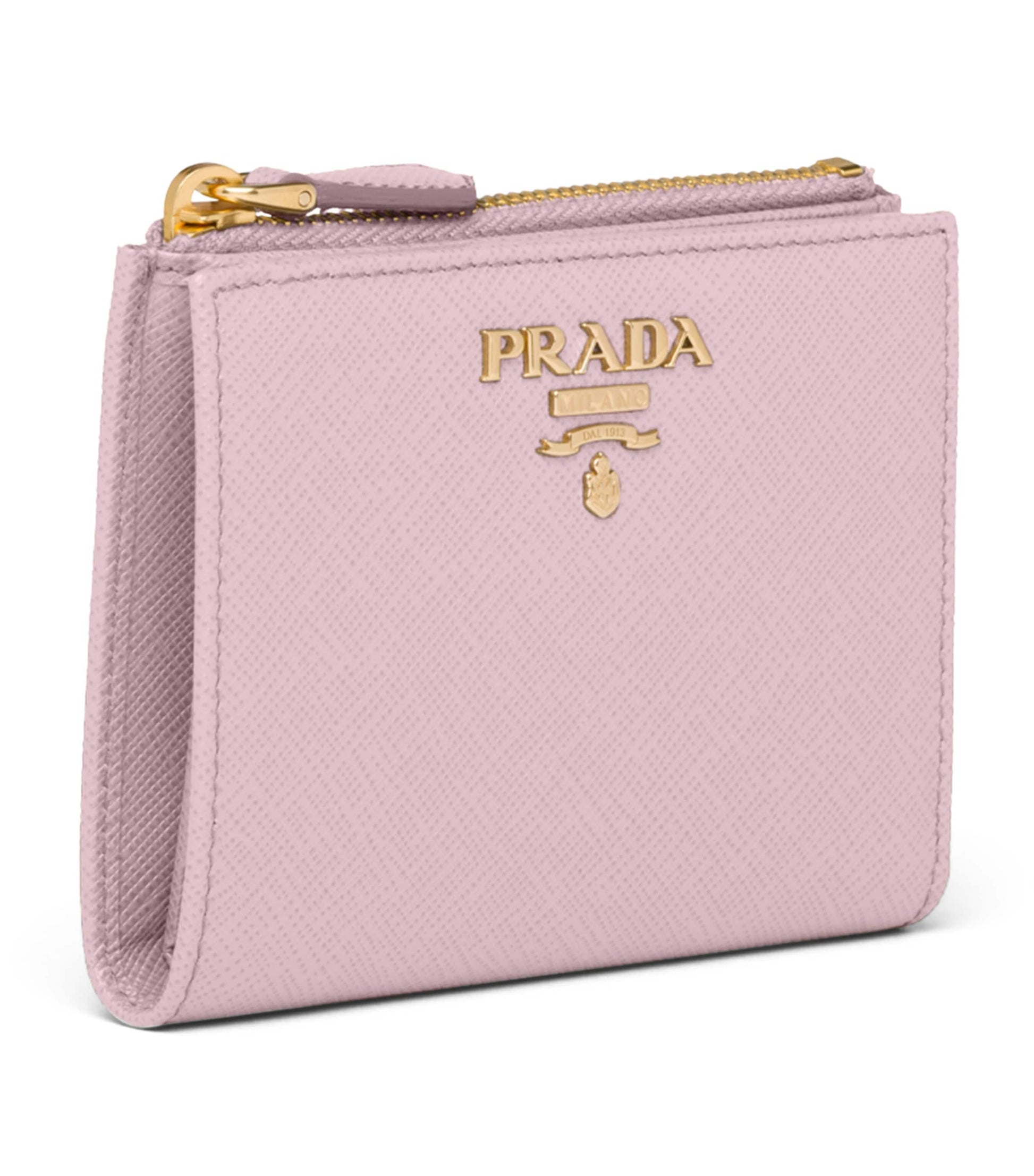 Prada Pink Small Saffiano Leather Wallet