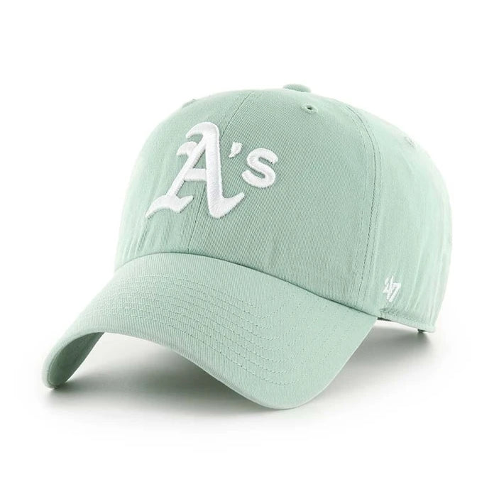 Памучна шапка с козирка 47 brand MLB Oakland Athletics