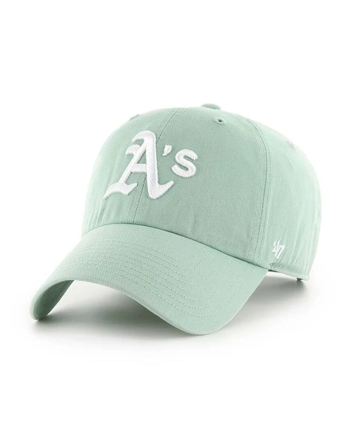 Памучна шапка с козирка 47 brand MLB Oakland Athletics