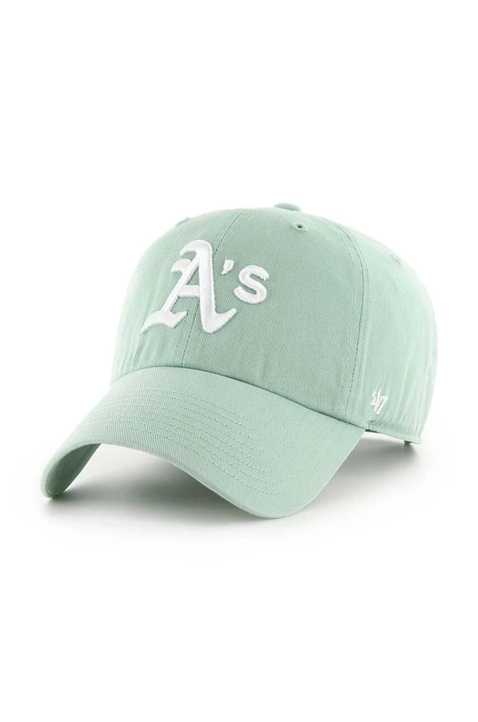 Памучна шапка с козирка 47 brand MLB Oakland Athletics