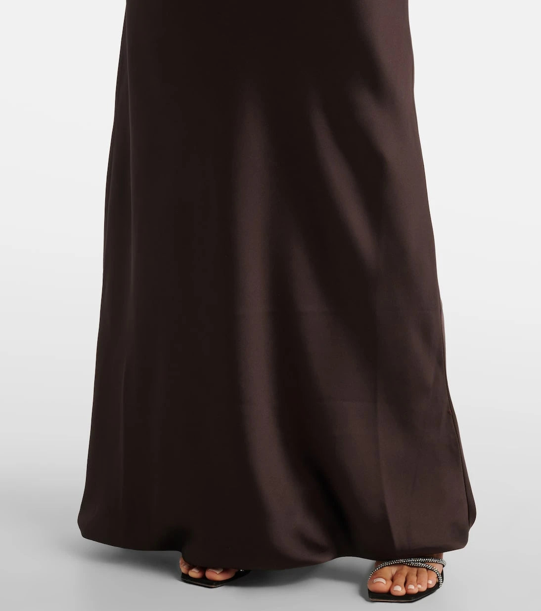 Norma Kamali - Crêpe satin gown