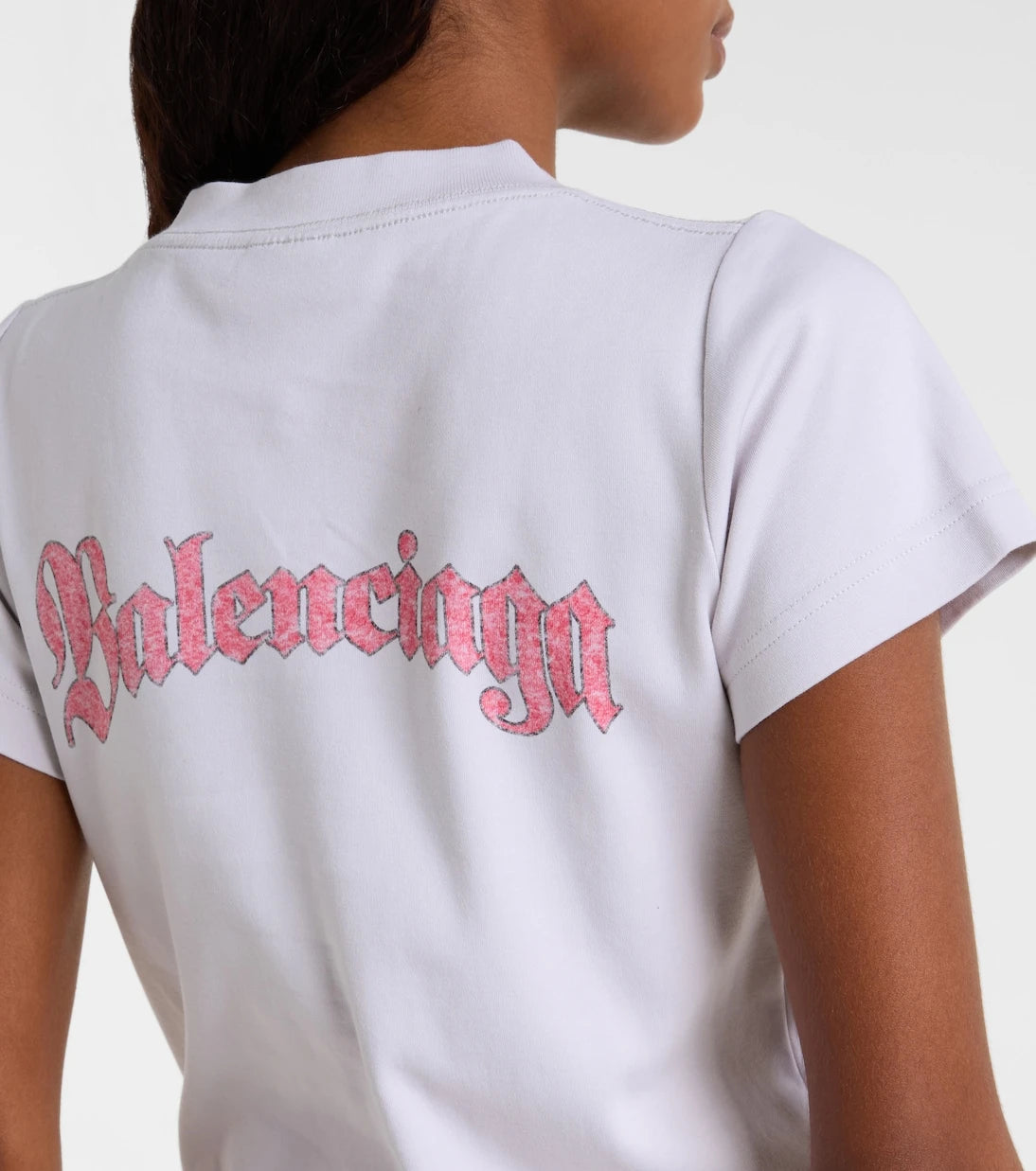 Balenciaga - Printed cotton jersey T-shirt