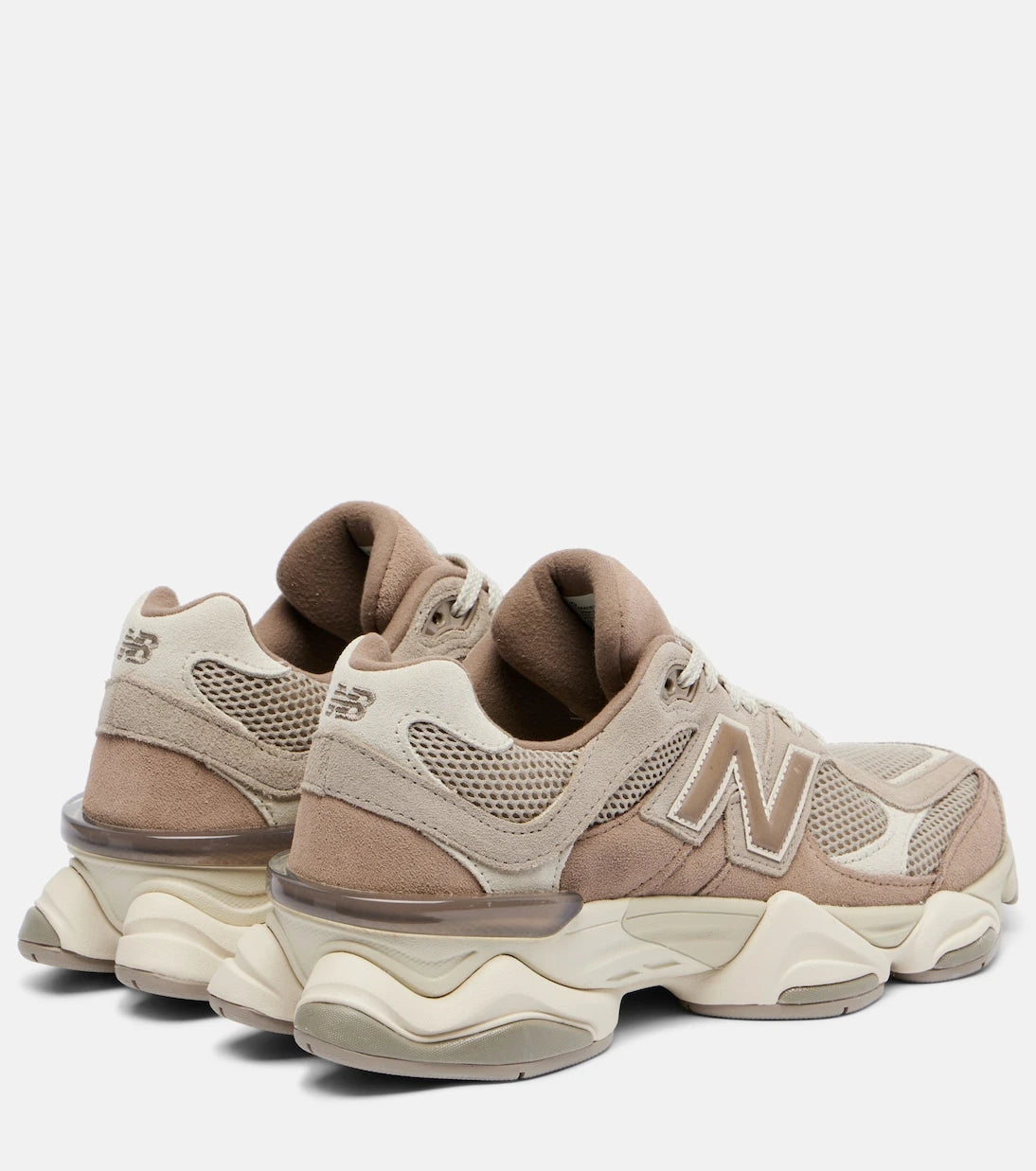 New Balance - 9060 suede-trimmed mesh sneakers