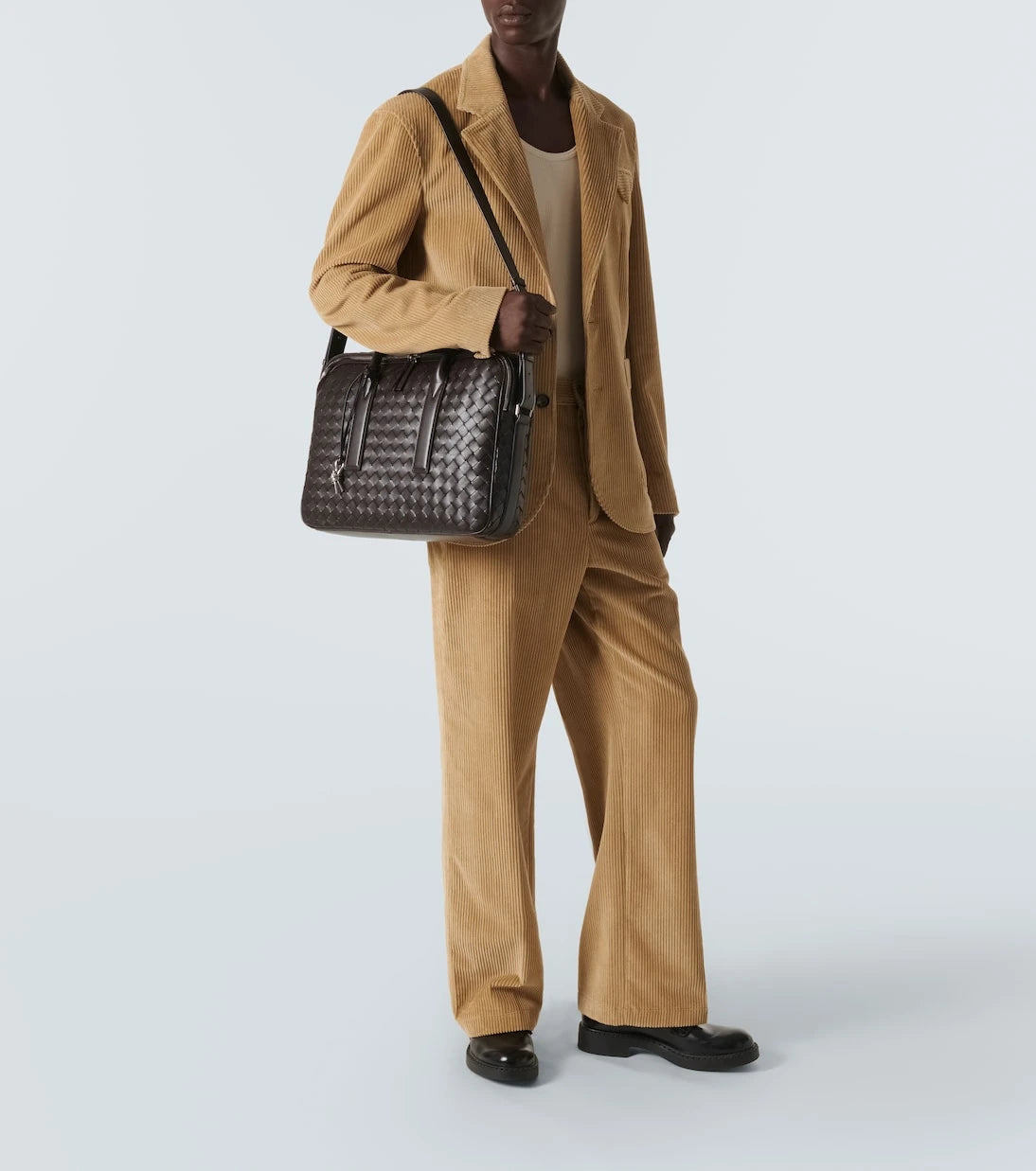 Bottega Veneta - حقيبة مستندات Intrecciato جلدية Getaway