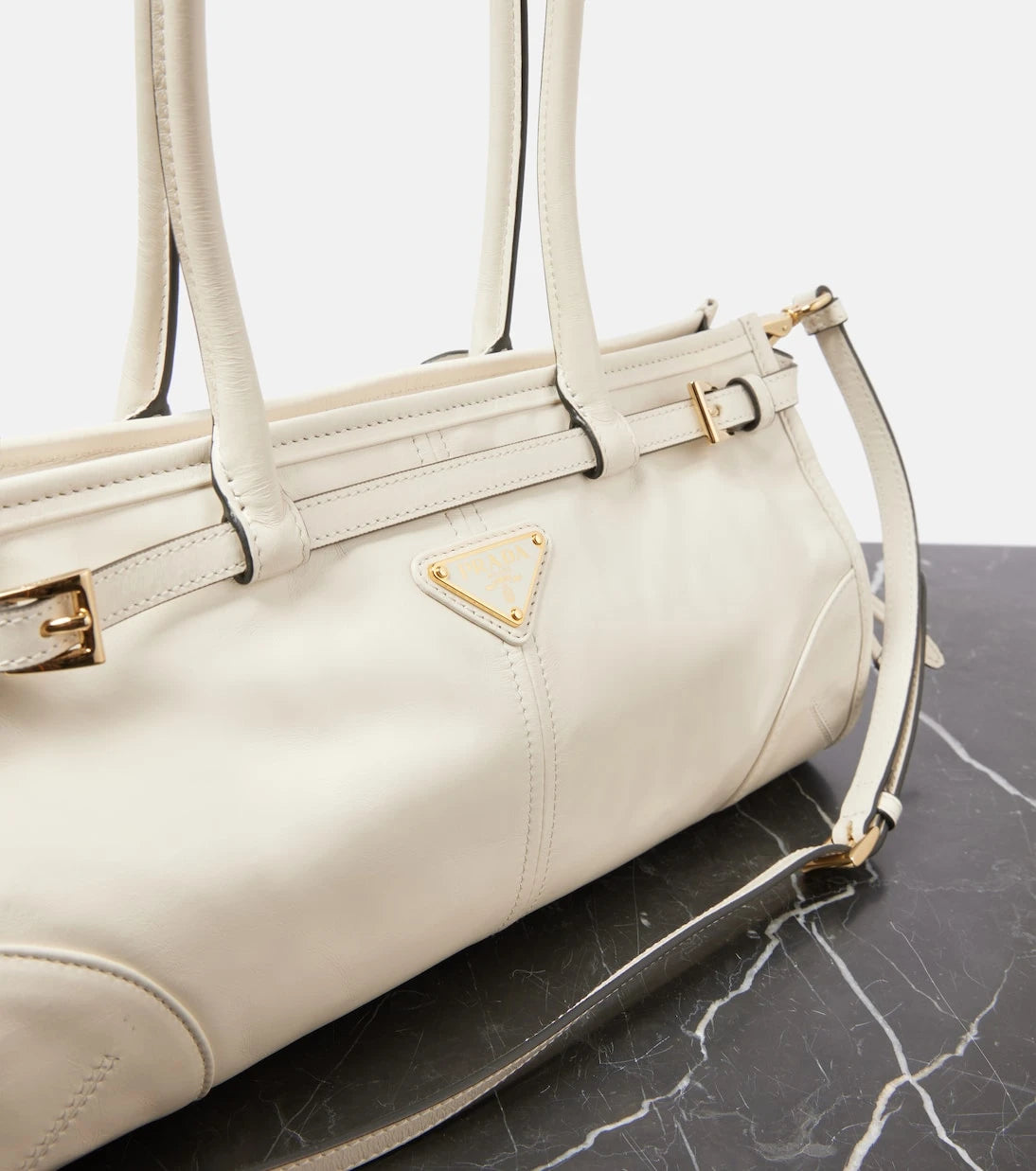 Prada - Prada Bonnie Medium leather shoulder bag