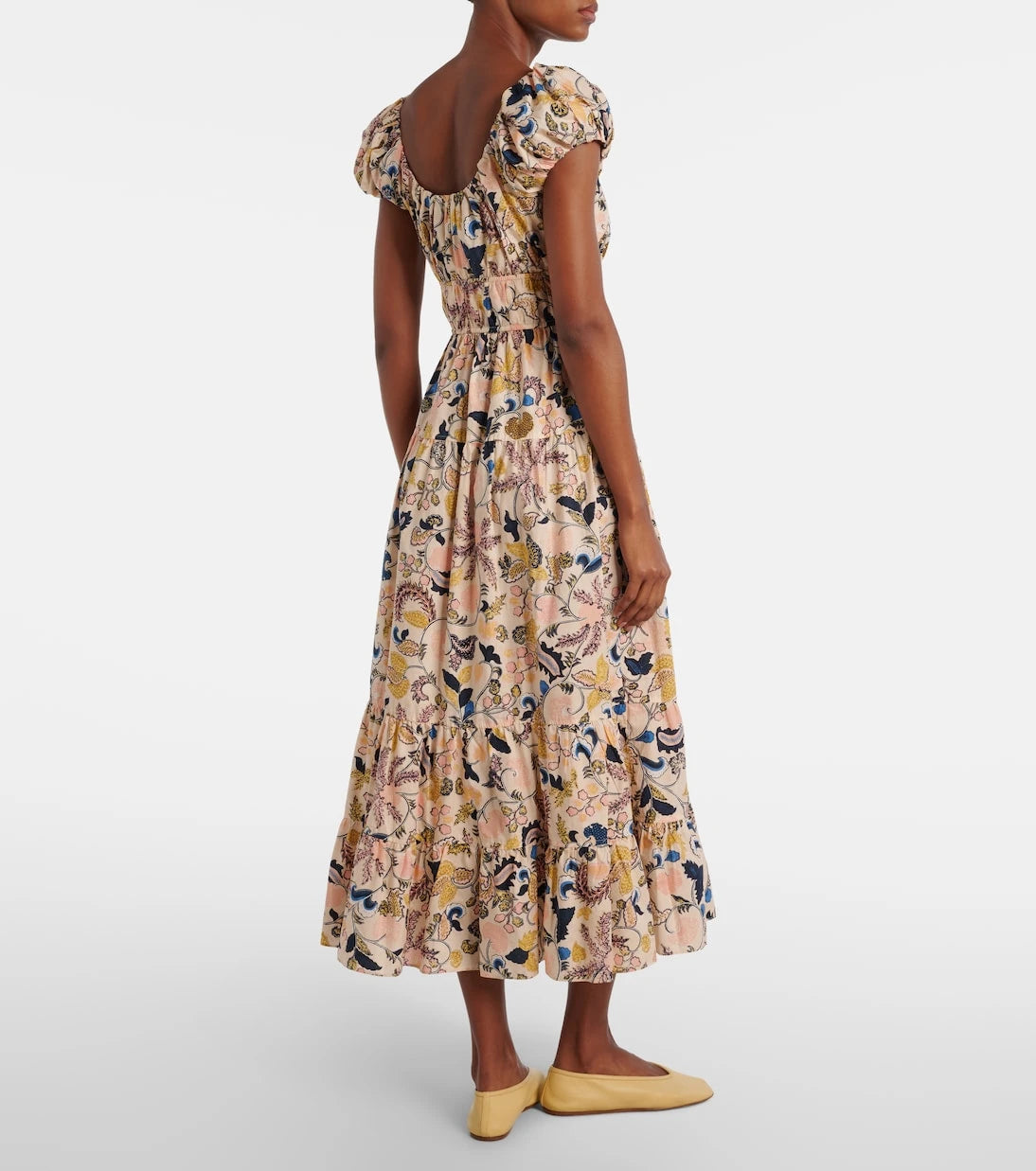 Ulla Johnson - Paloma printed cotton poplin midi dress