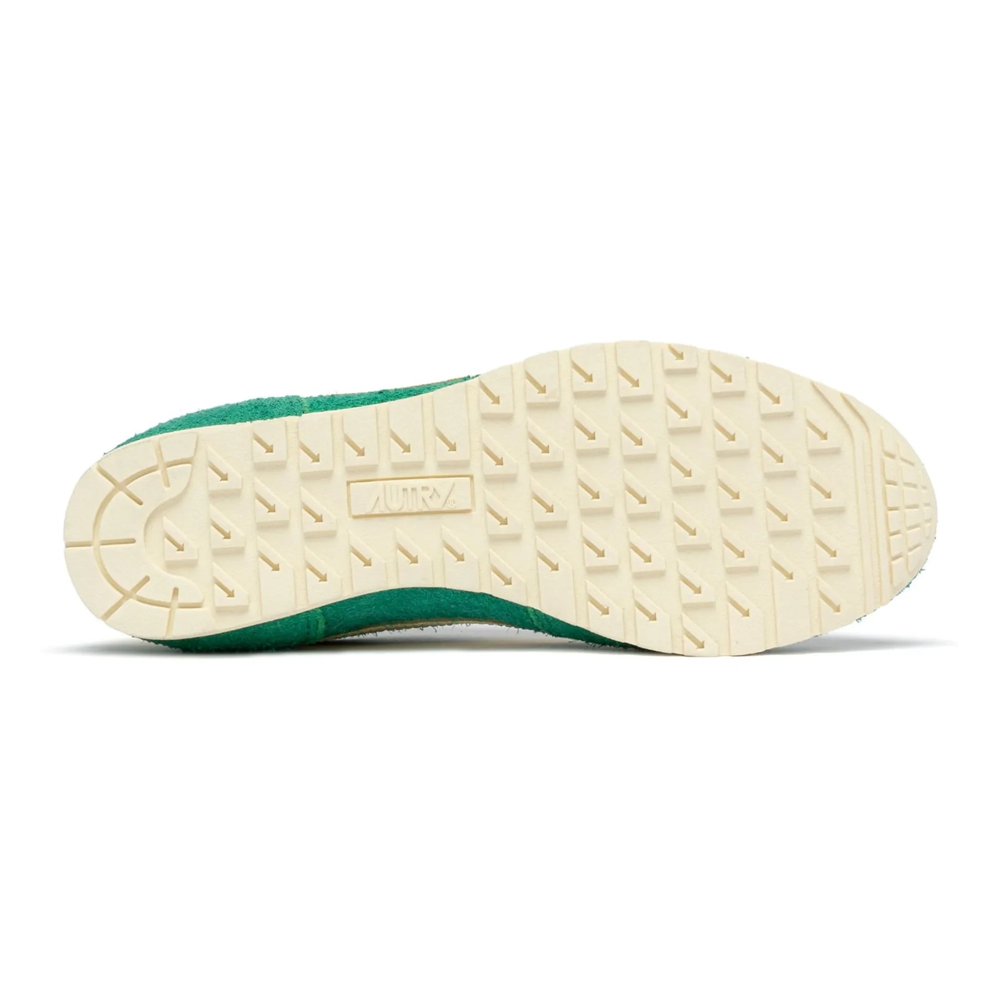 Autry - Windspin Low Two-tone Suede and Leather Sneakers | Green