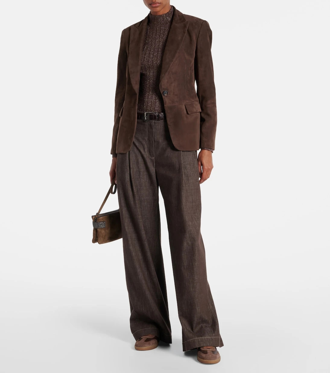 Tod's - Tabs suede and leather sneakers
