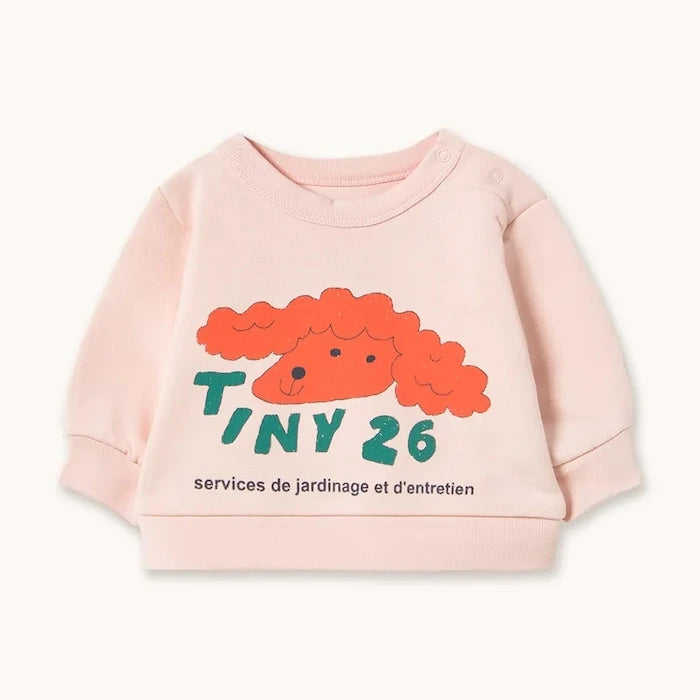 Tinycottons Kırmızı Köpek Bebek Sweatshirt