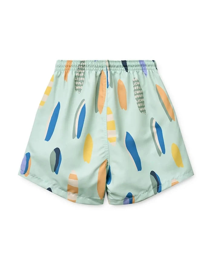Liewood Çocuk Duke Printed Board Shorts Yüzme Şortu