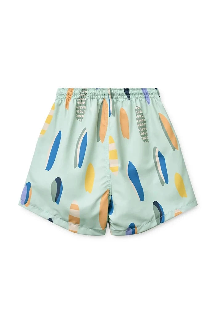 Liewood Çocuk Duke Printed Board Shorts Yüzme Şortu