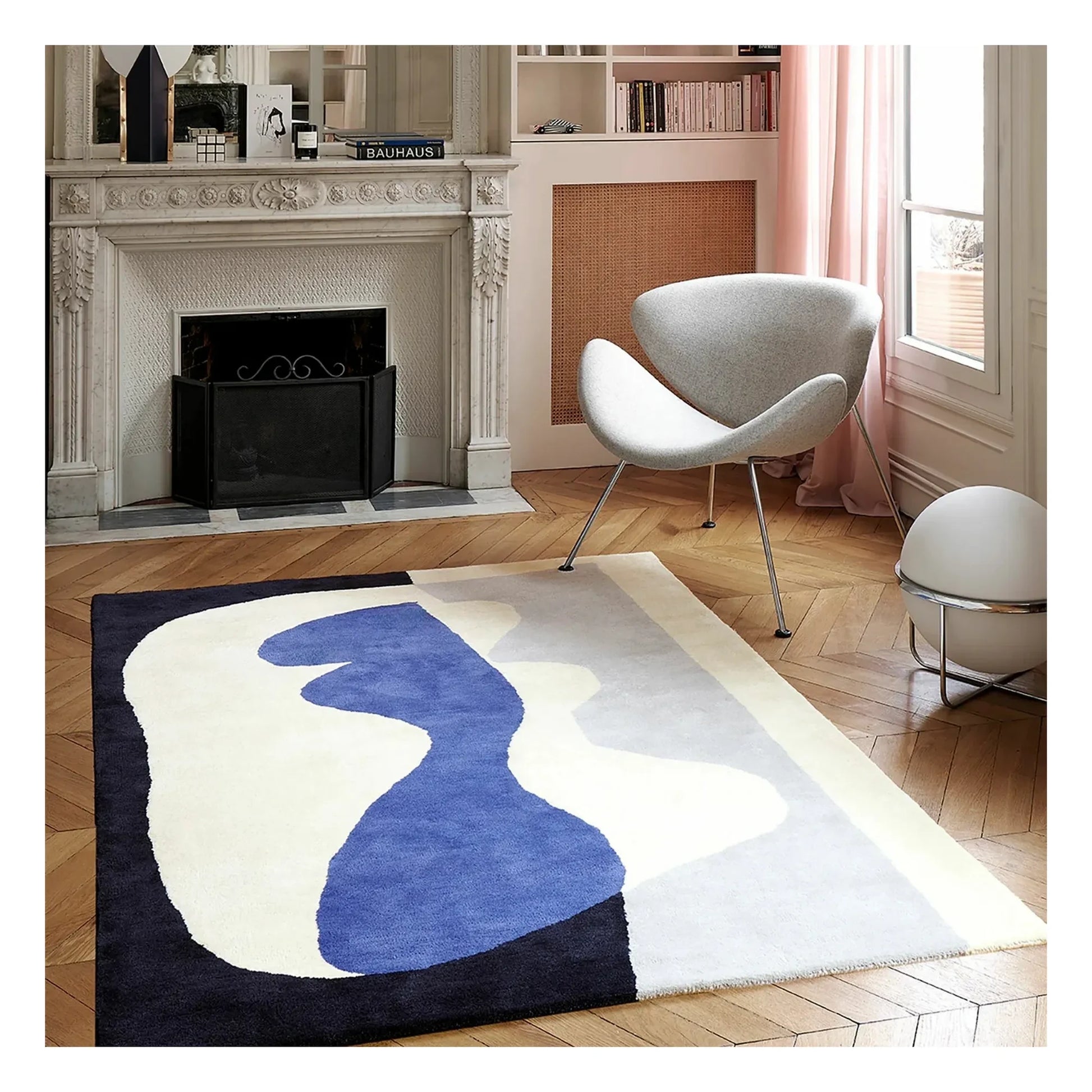 Edito - Narcissus rug | Blue