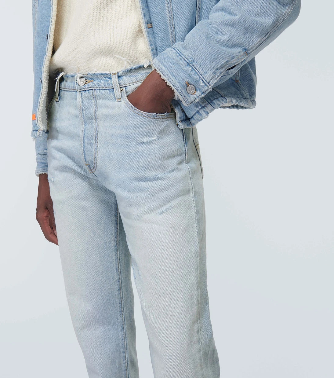 ERL - جينز مستقيم بقصة منخفضة 501 من Levi's®‎