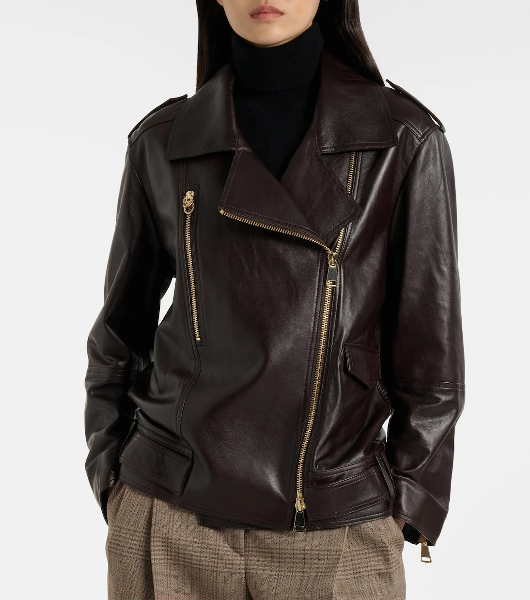 Dorothee Schumacher - Sleek Statement leather biker jacket