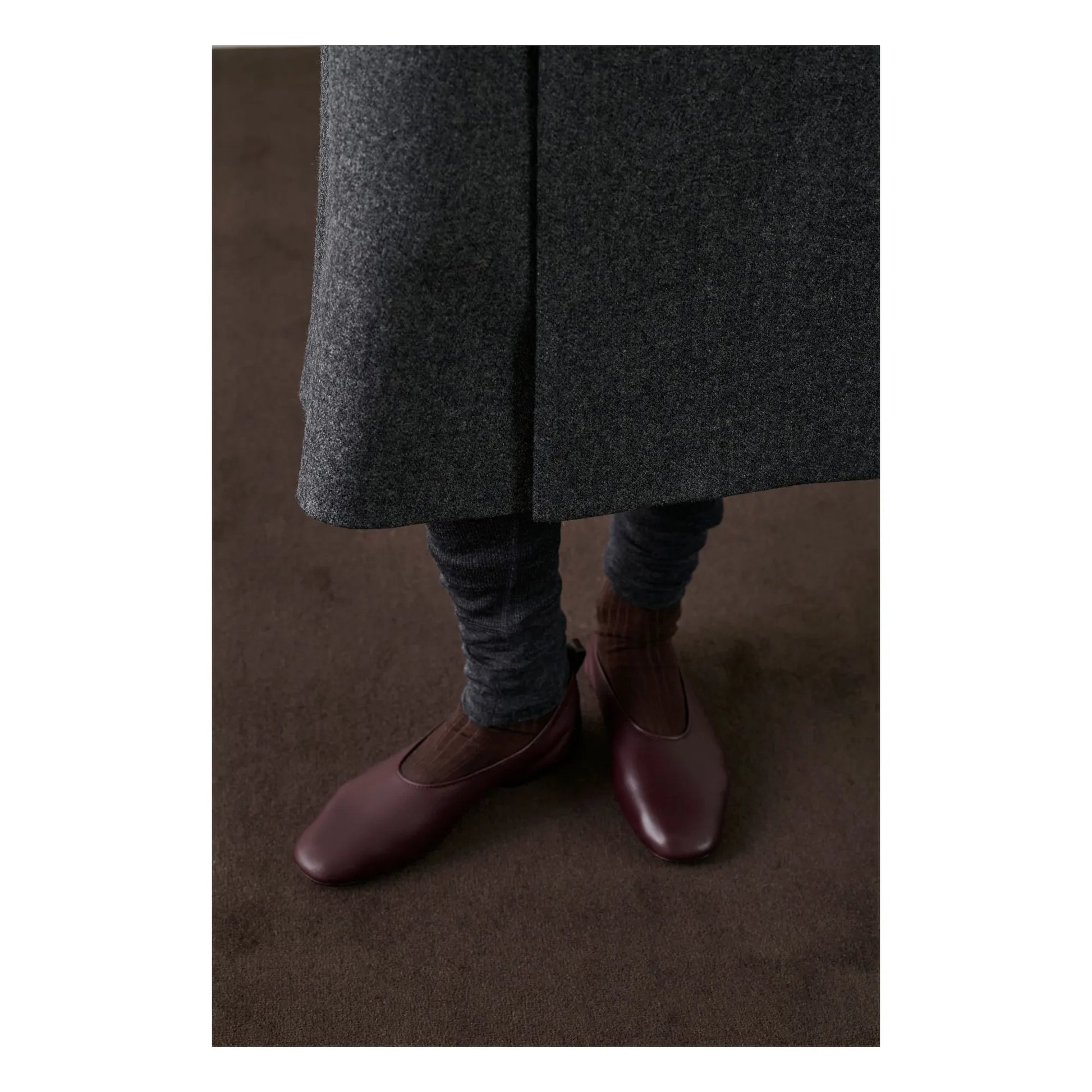 Soeur - Bala Ballerinas Leather | Lie de vin
