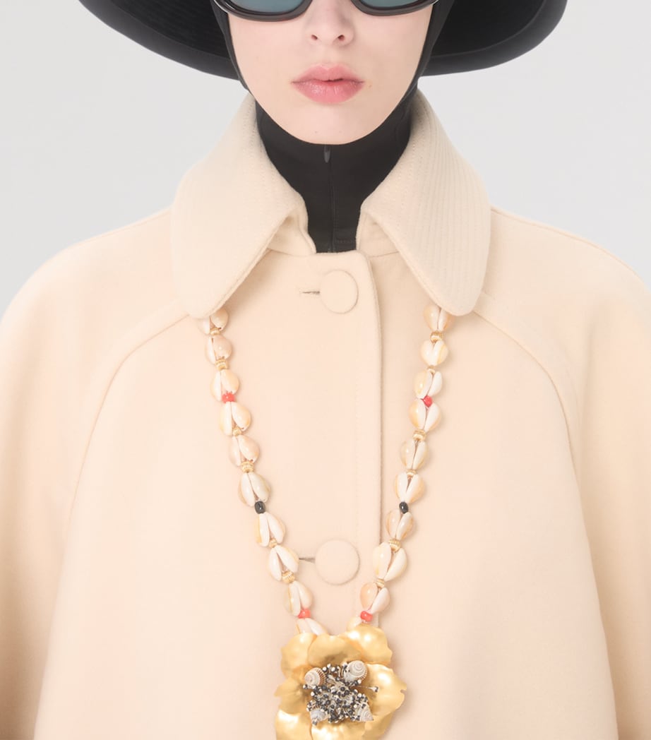 Valentino Nude Virgin Wool Overcoat