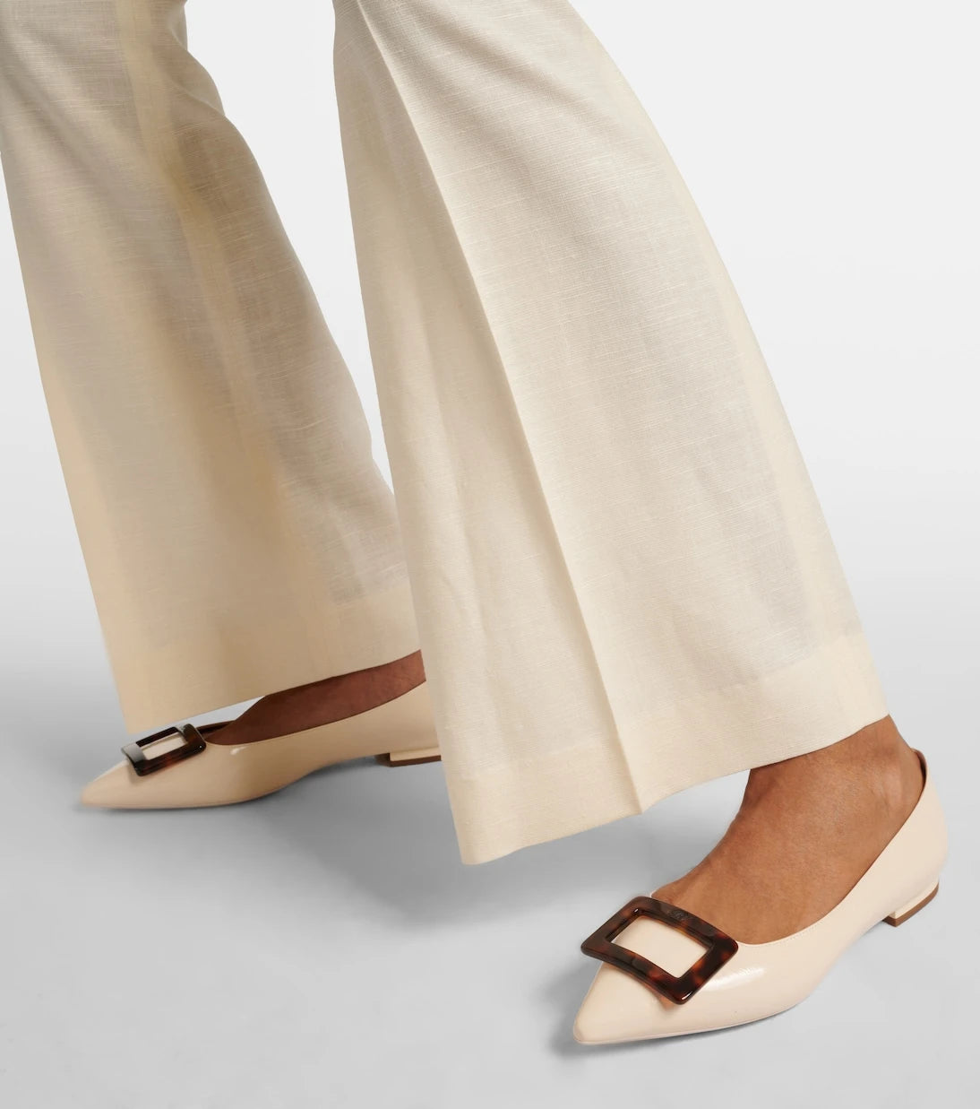 Roger Vivier - Gommettine Ball leather ballet flats