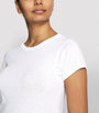 Rag & Bone Womens Bright White Round Neck Cotton-Jersey T-shirt