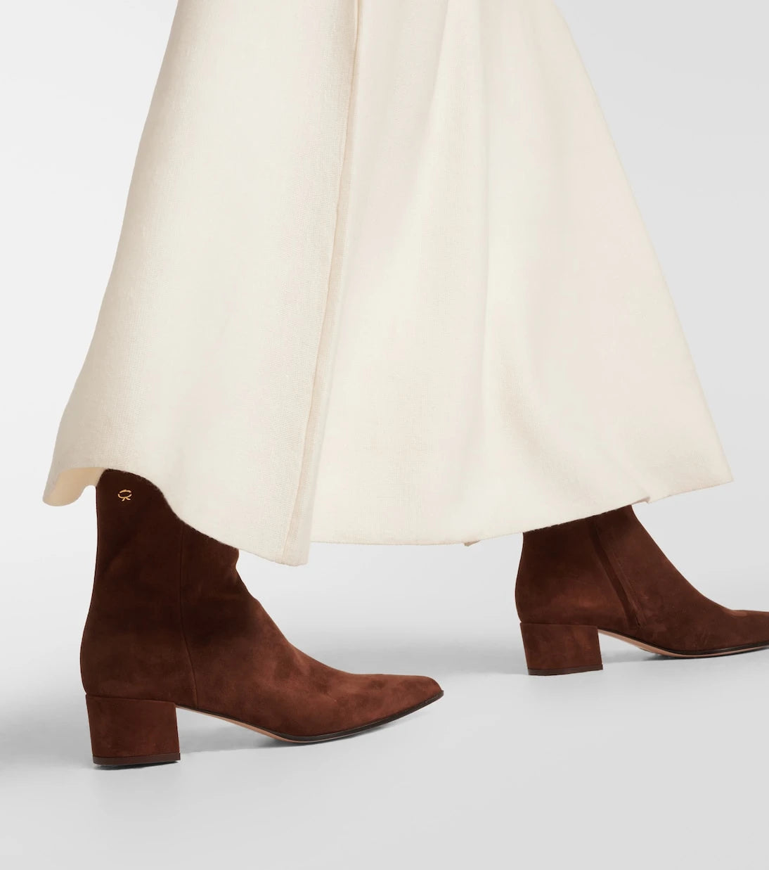 Gianvito Rossi - Lyell 45 suede ankle boots