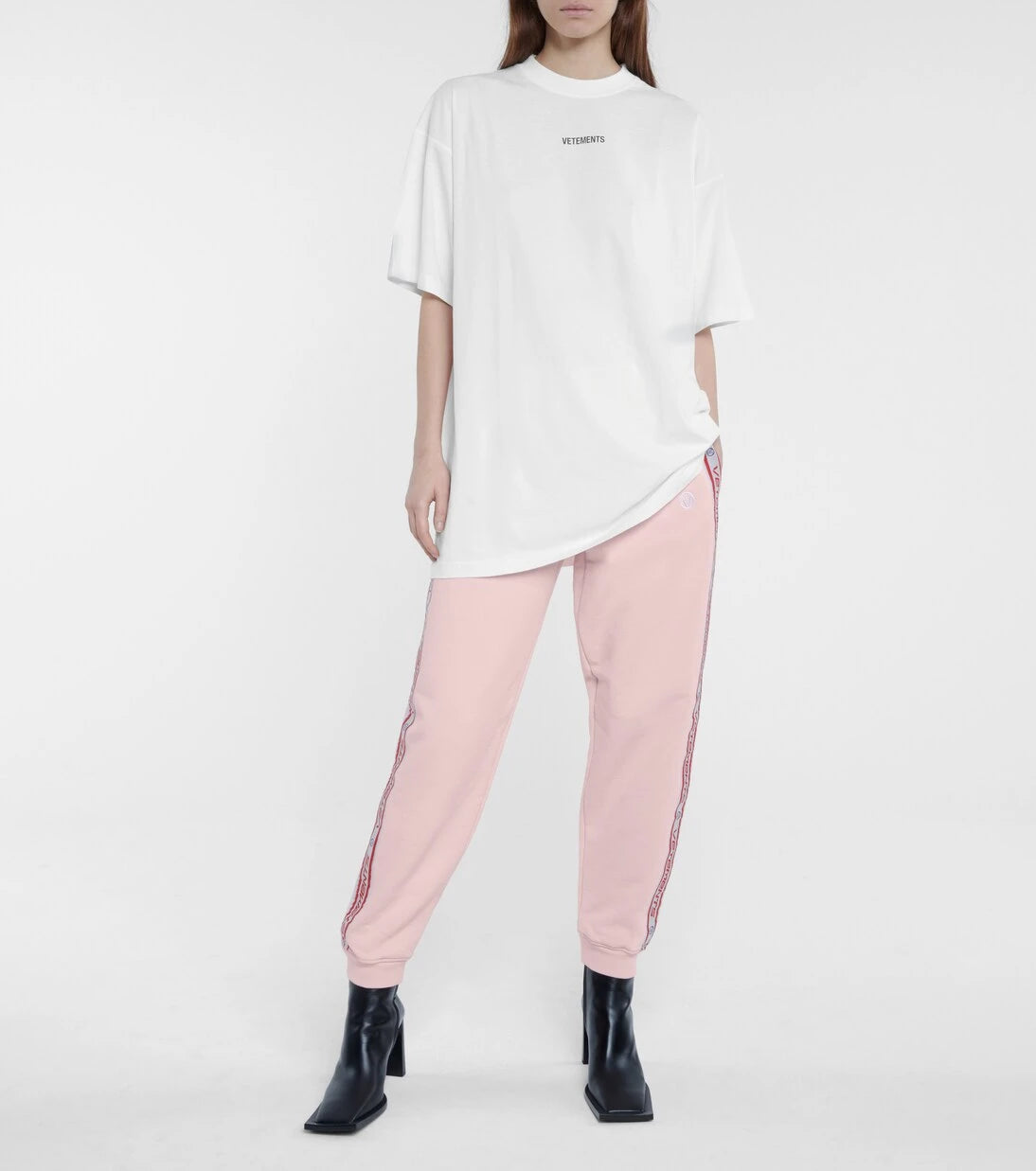 Vetements - Logo cotton-blend jersey sweatpants