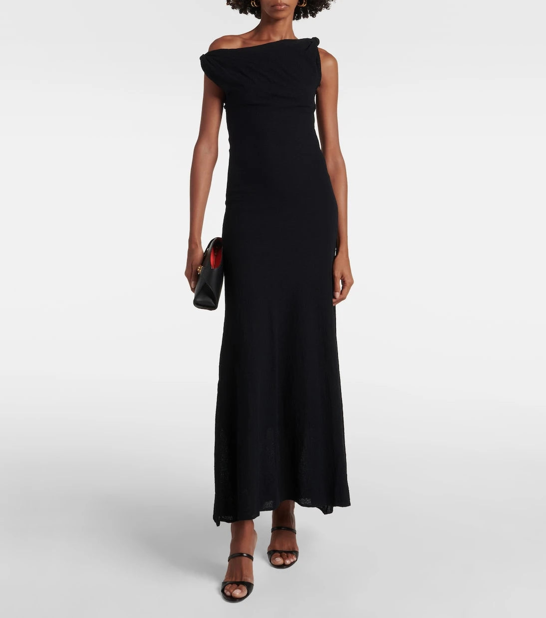 SIR - Glow Twist cotton-blend midi dress