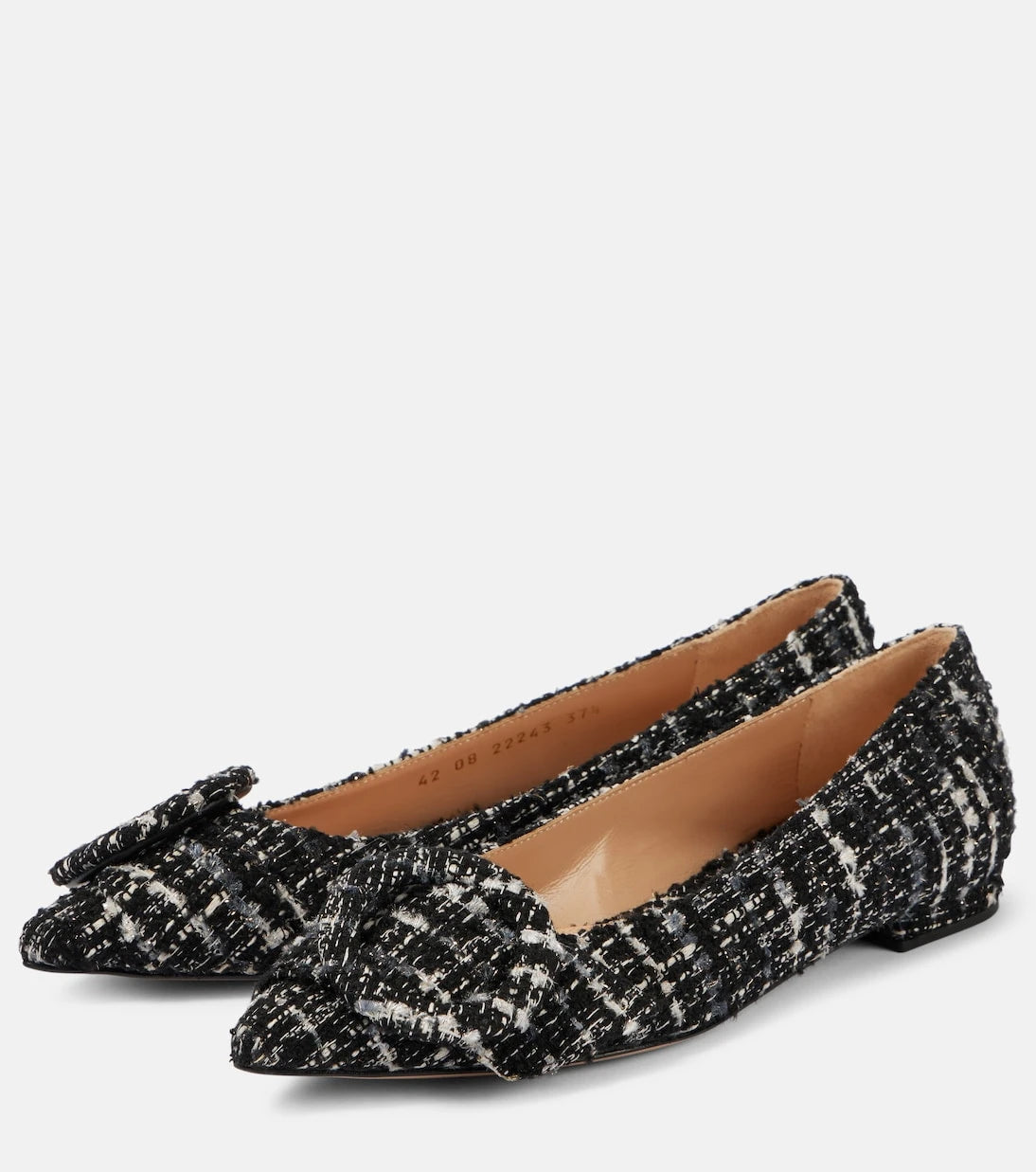 Gianvito Rossi - Venezia bouclé ballet flats