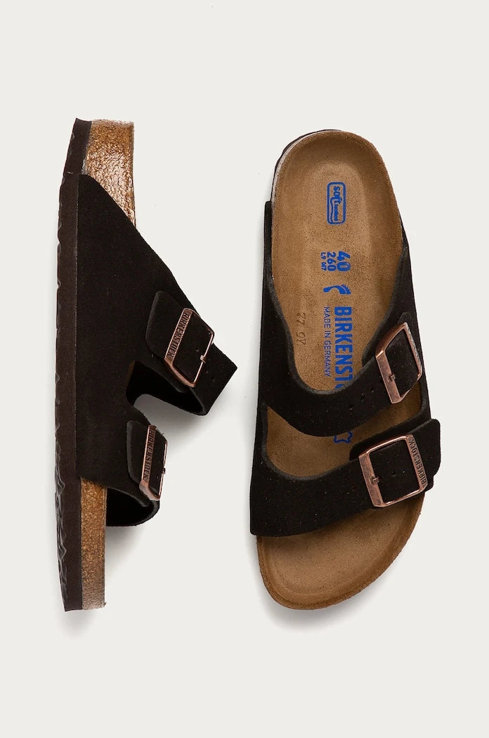 Велурени чехли Birkenstock Arizona