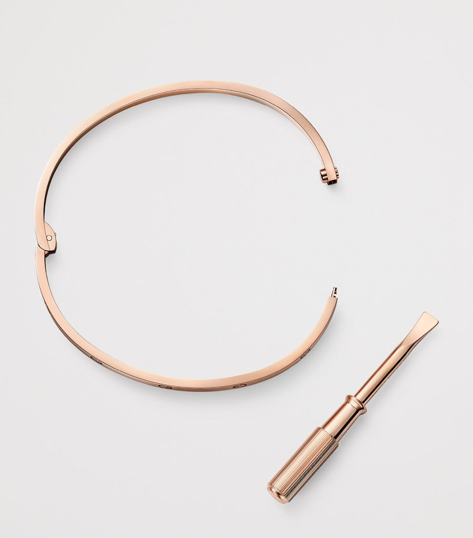 Small Rose Gold LOVE Bracelet