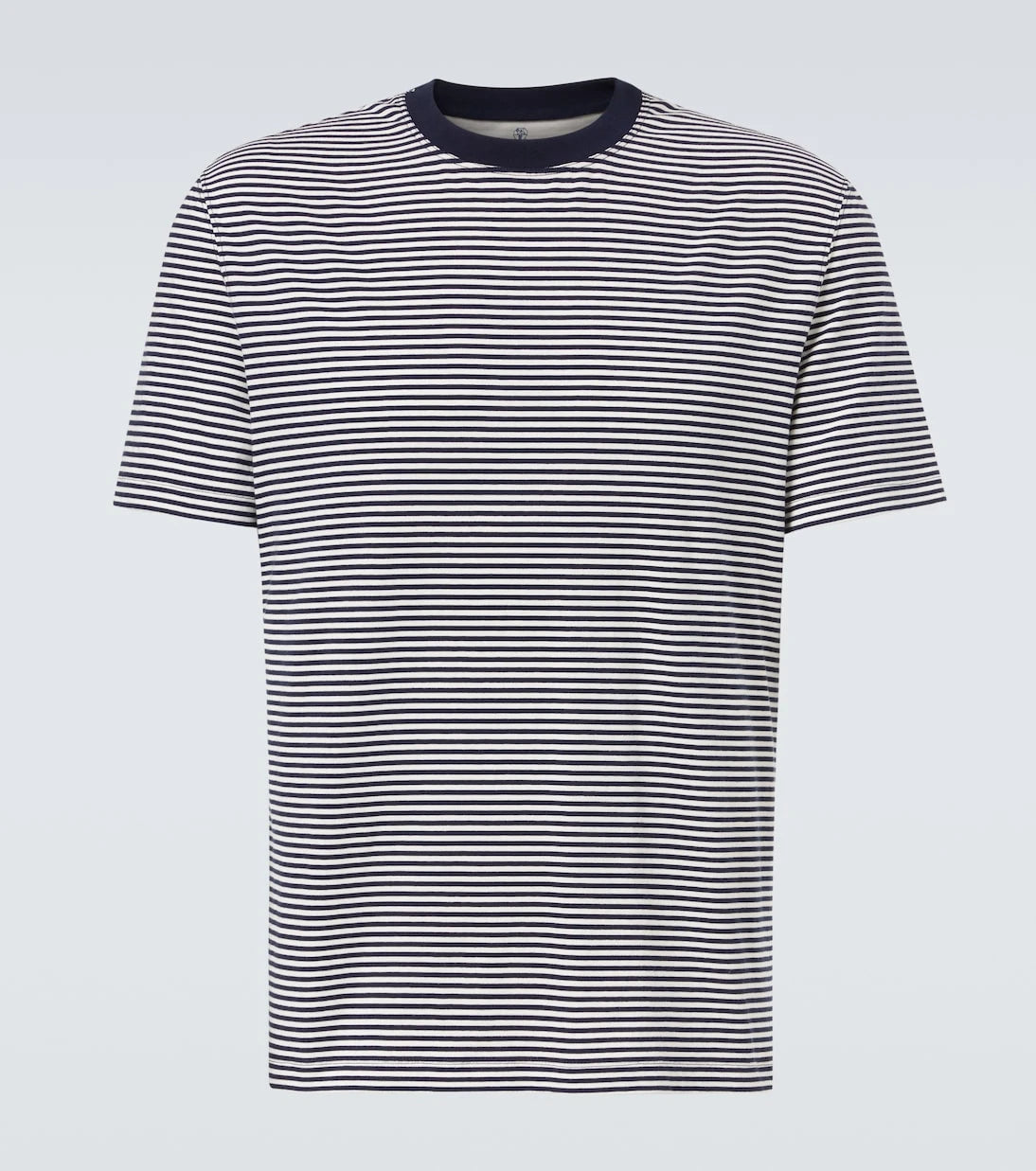 Brunello Cucinelli - Striped cotton jersey T-shirt