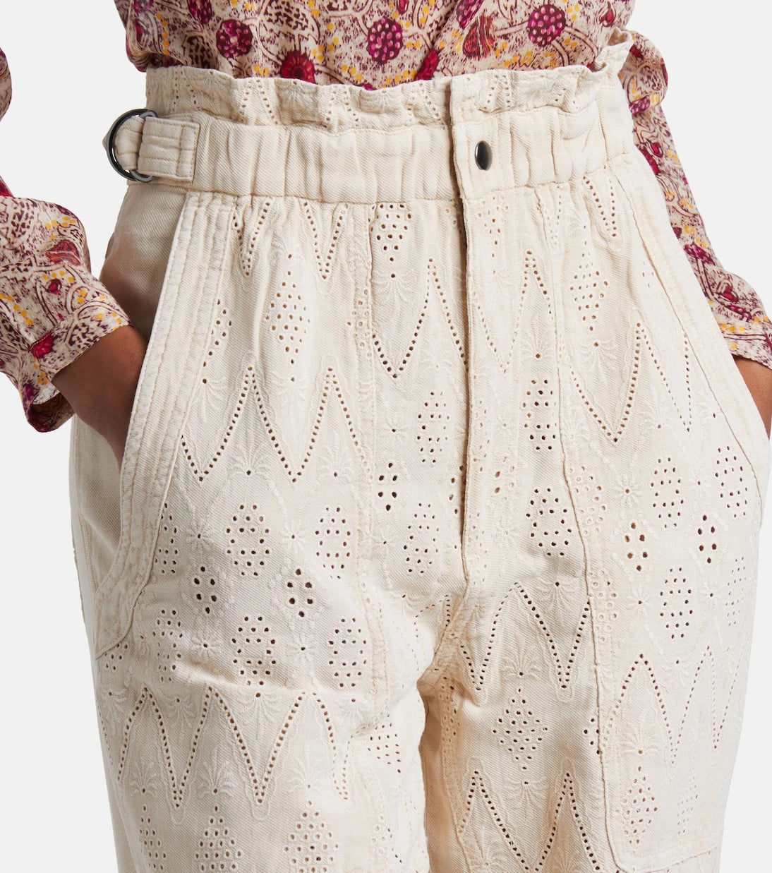 Marant Etoile - Kylea broderie anglaise straight jeans