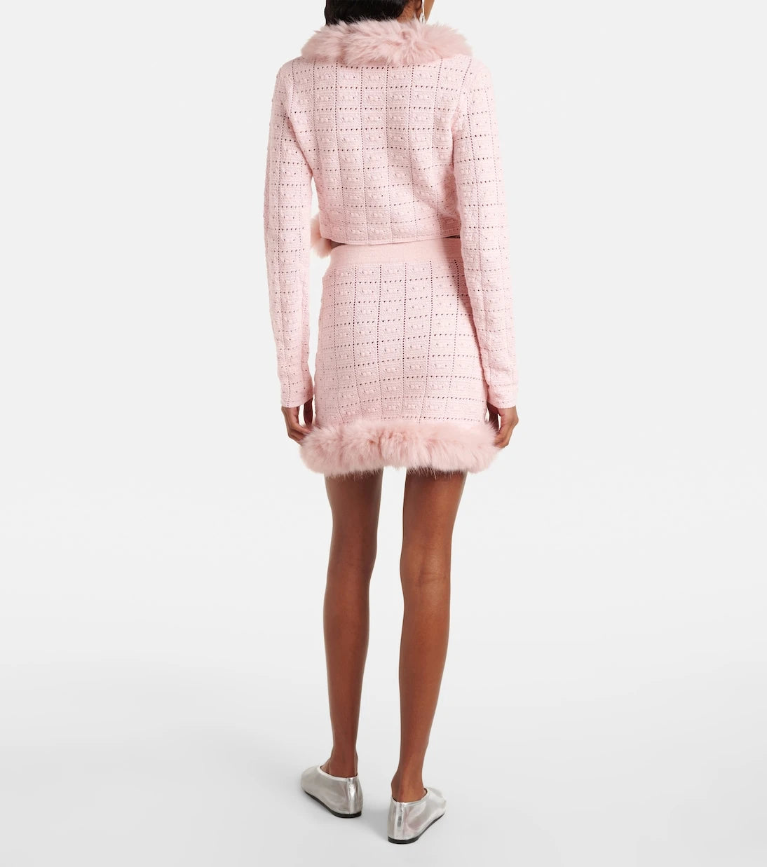 Self-Portrait - Crochet miniskirt