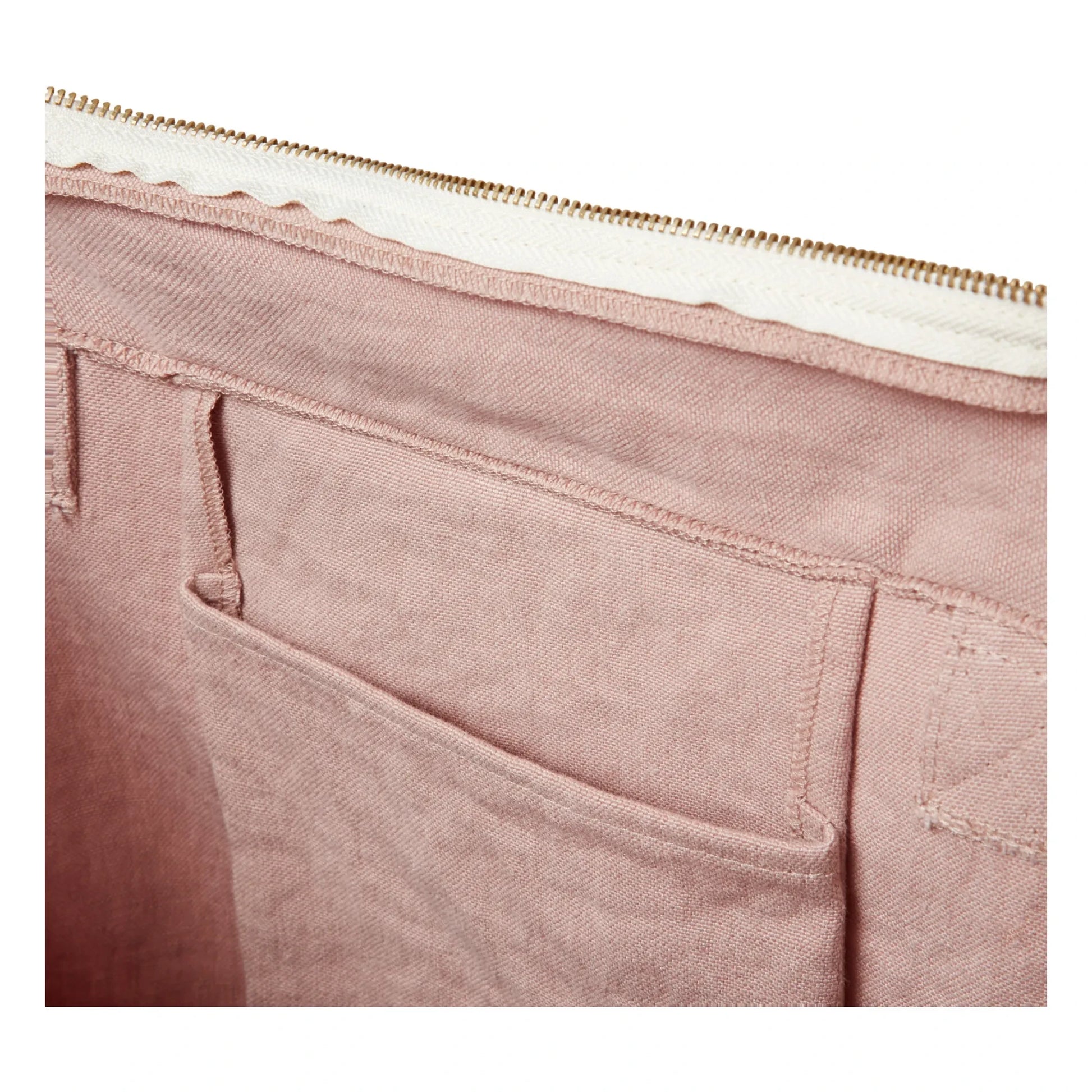 Adorna - Isia Linen Changing Bag | Powder pink