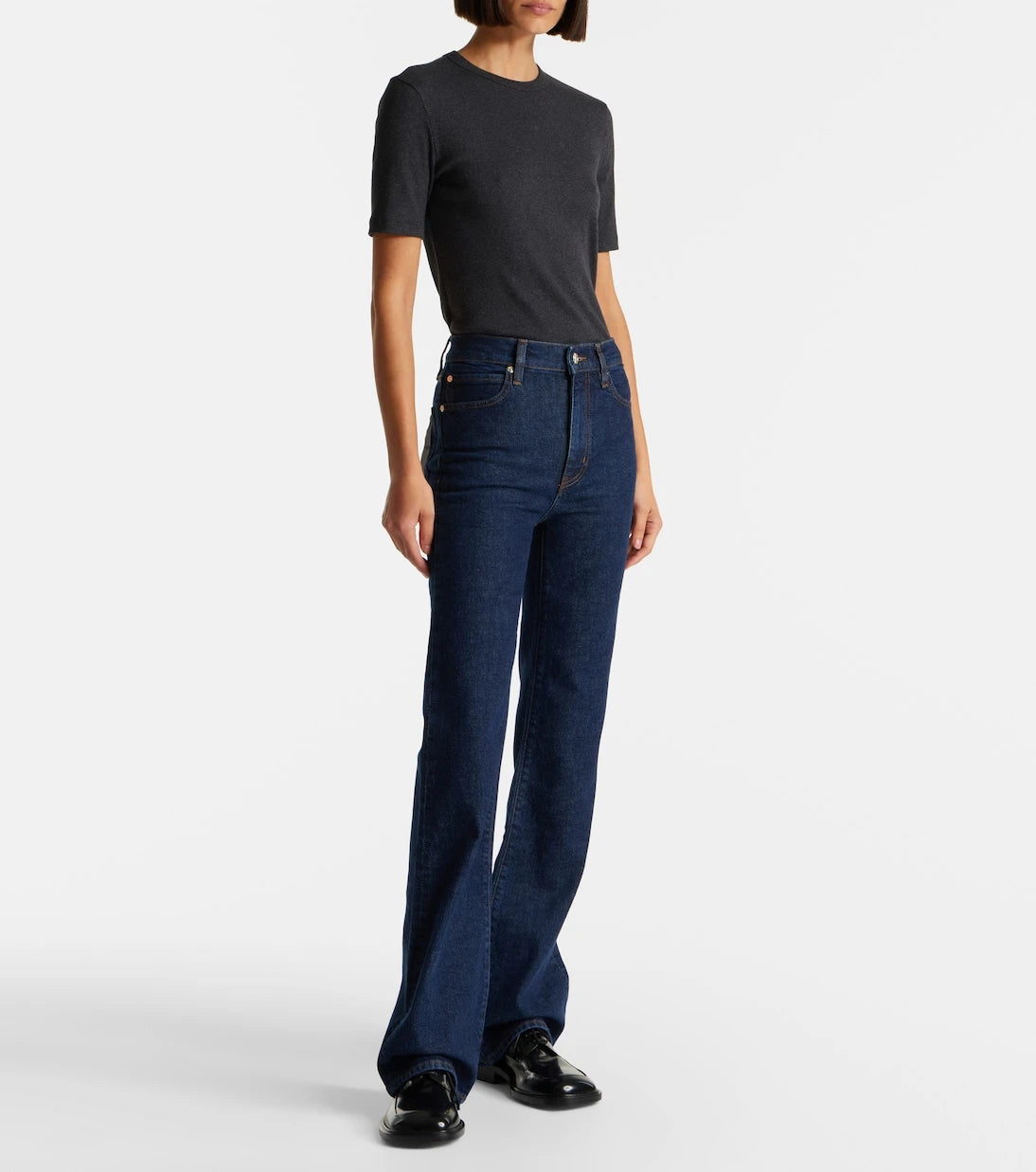 Frame - Arrow high-rise bootcut jeans