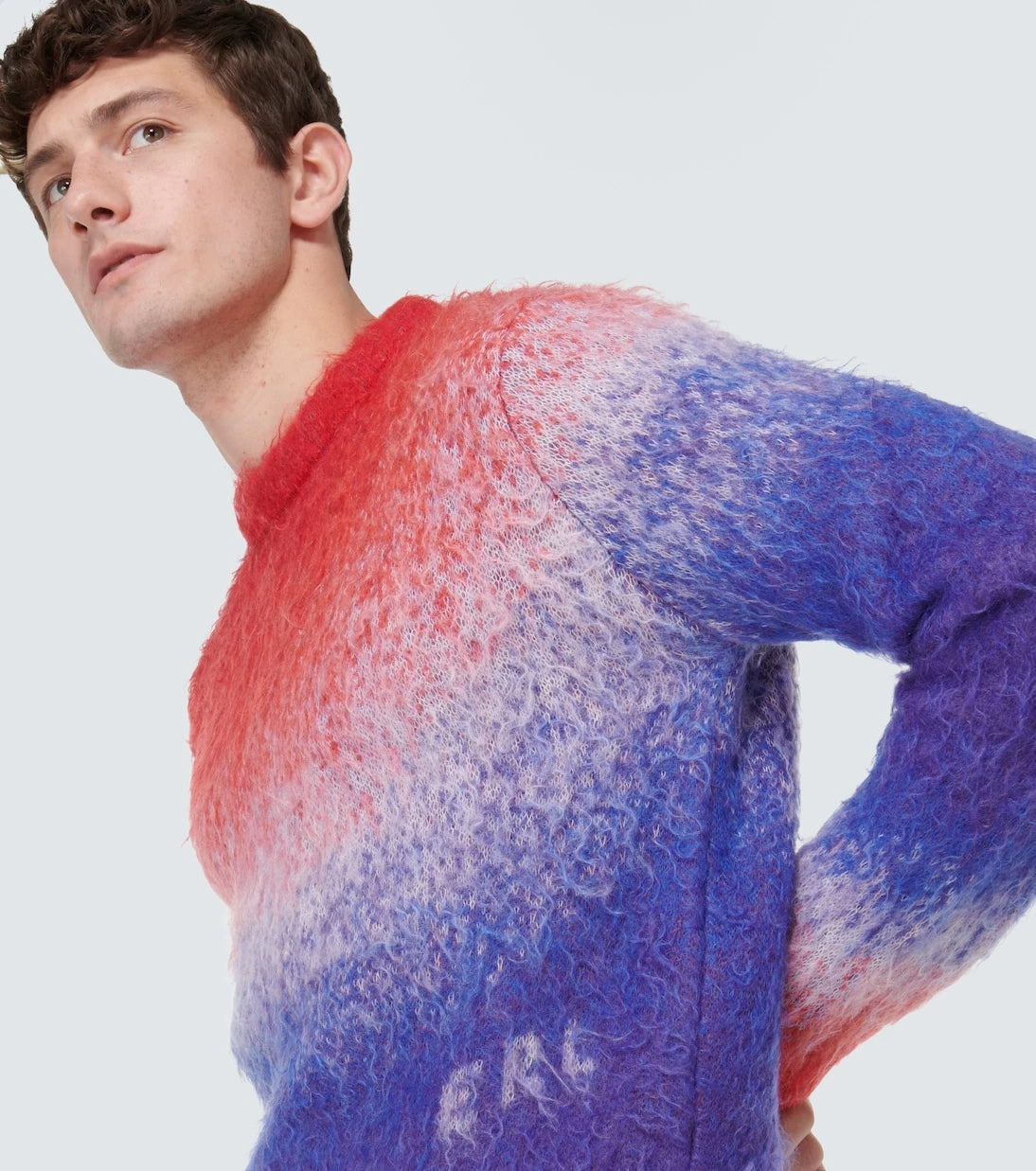 ERL - Gradient mohair-blend sweater