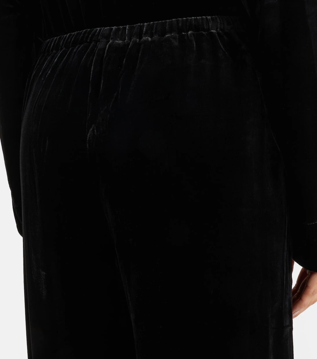 Asceno - Austin velvet wide-leg pants