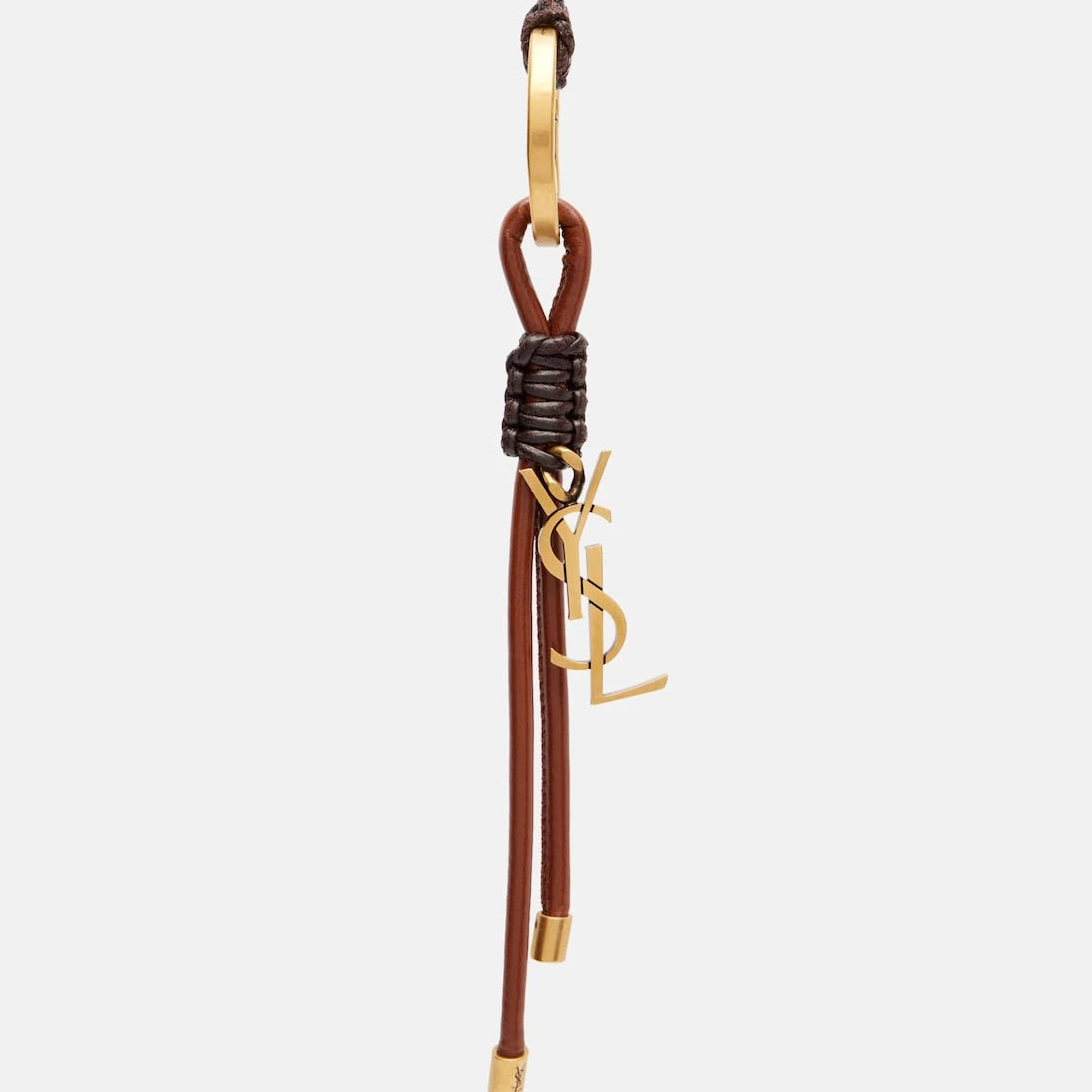 Saint Laurent - Cassandre leather keyring