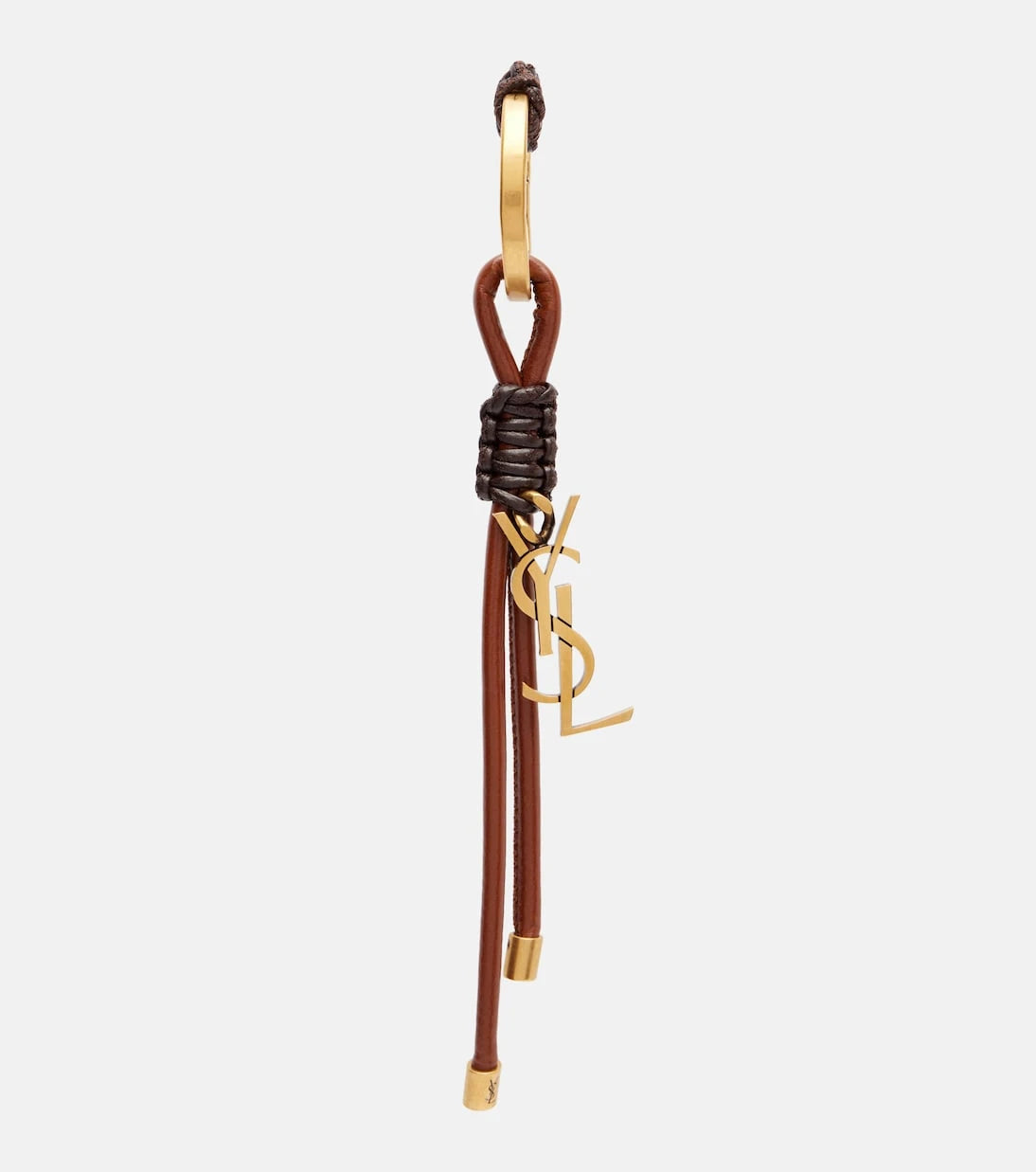 Saint Laurent - Cassandre leather keyring