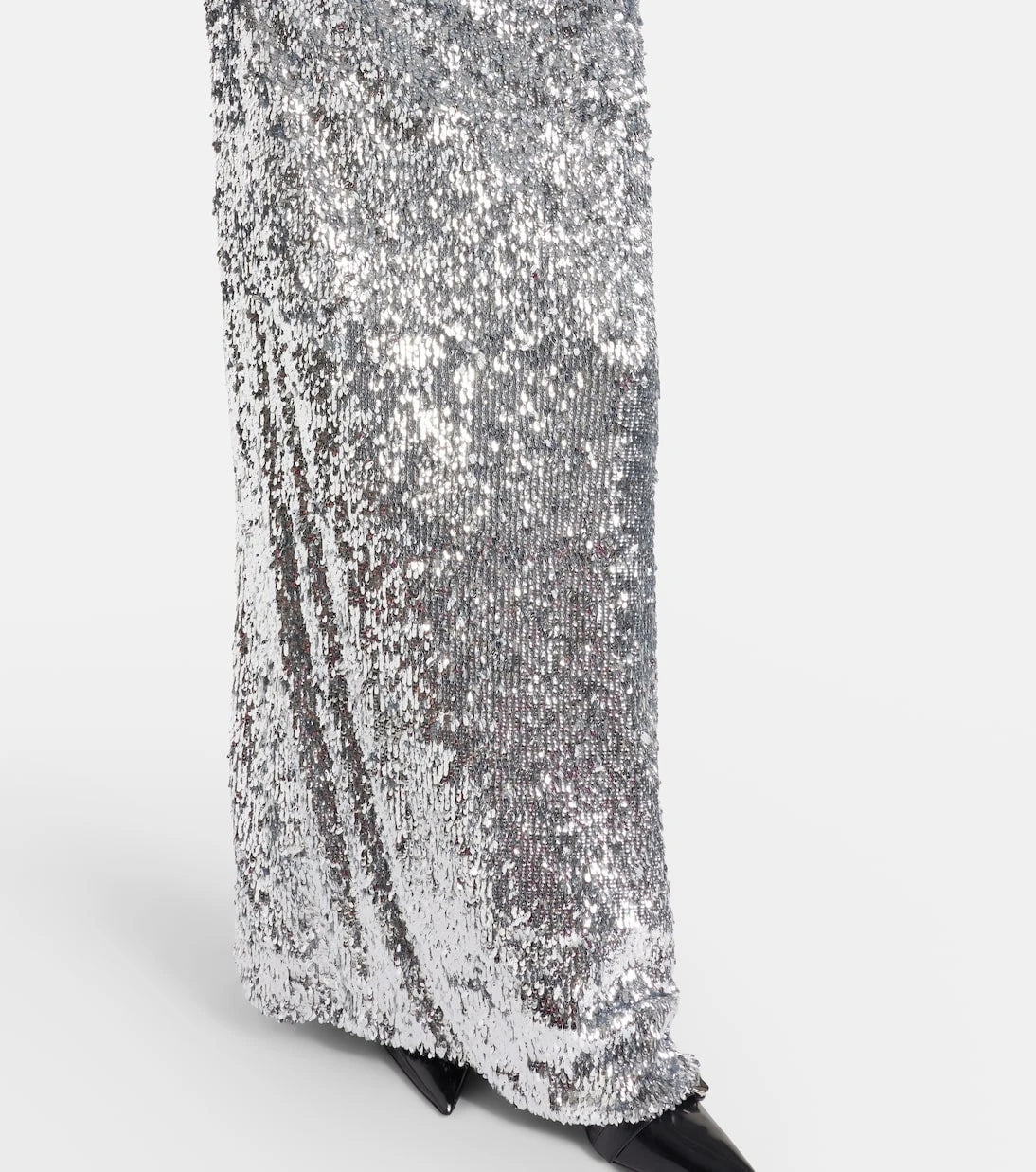 Coperni - Draped sequined gown