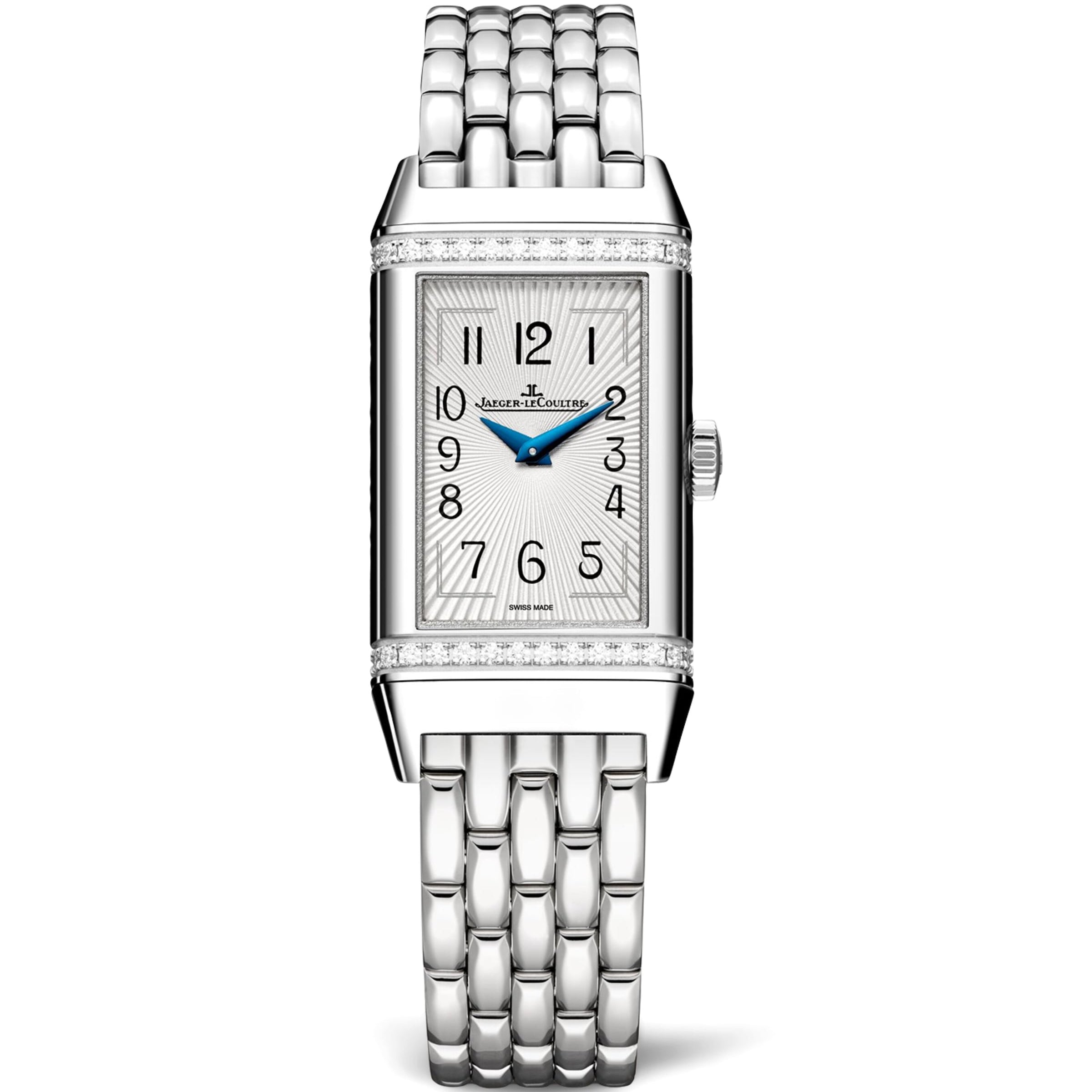 Stainless Steel and Diamond Reverso One Watch 20mm