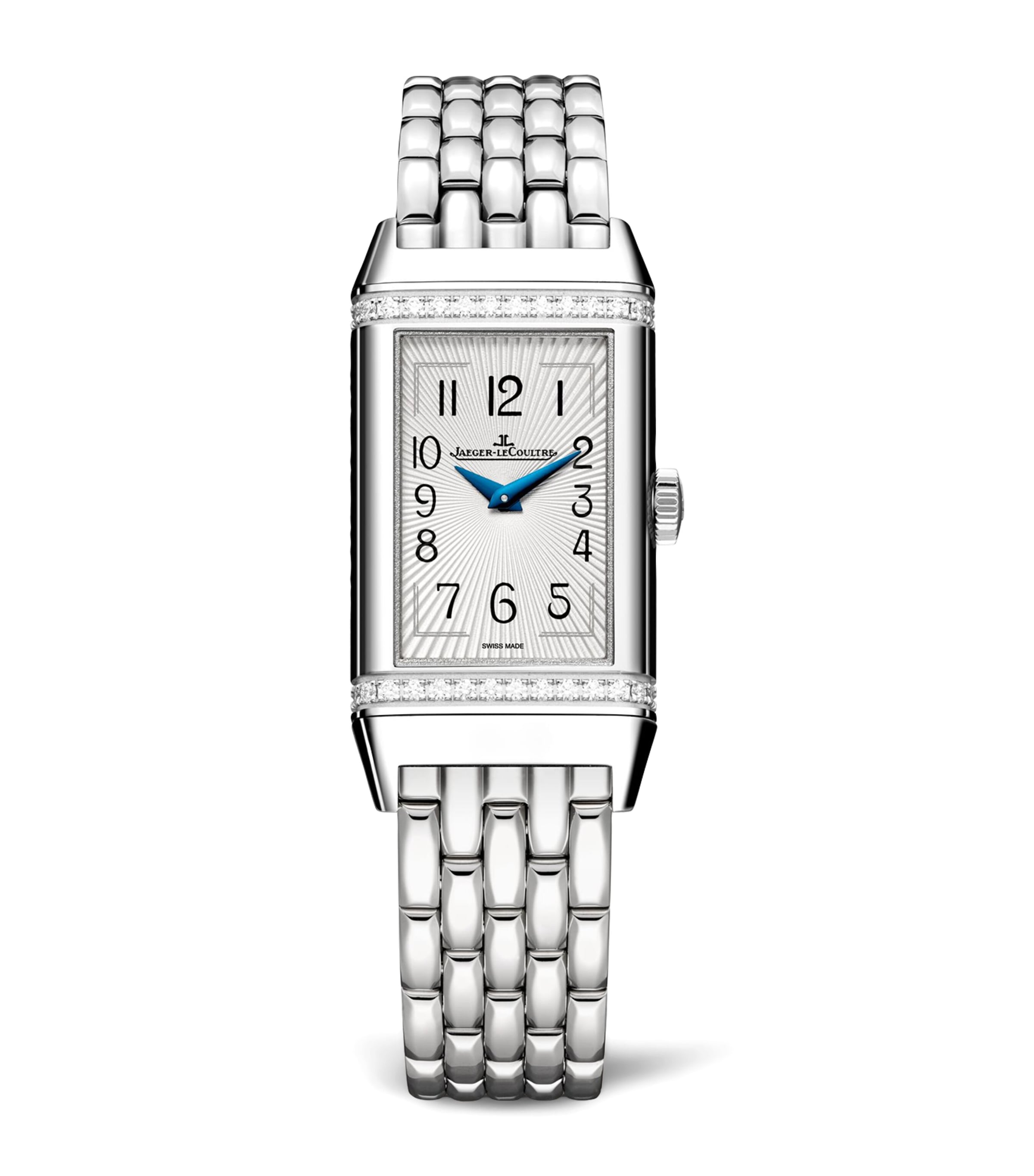 Stainless Steel and Diamond Reverso One Watch 20mm