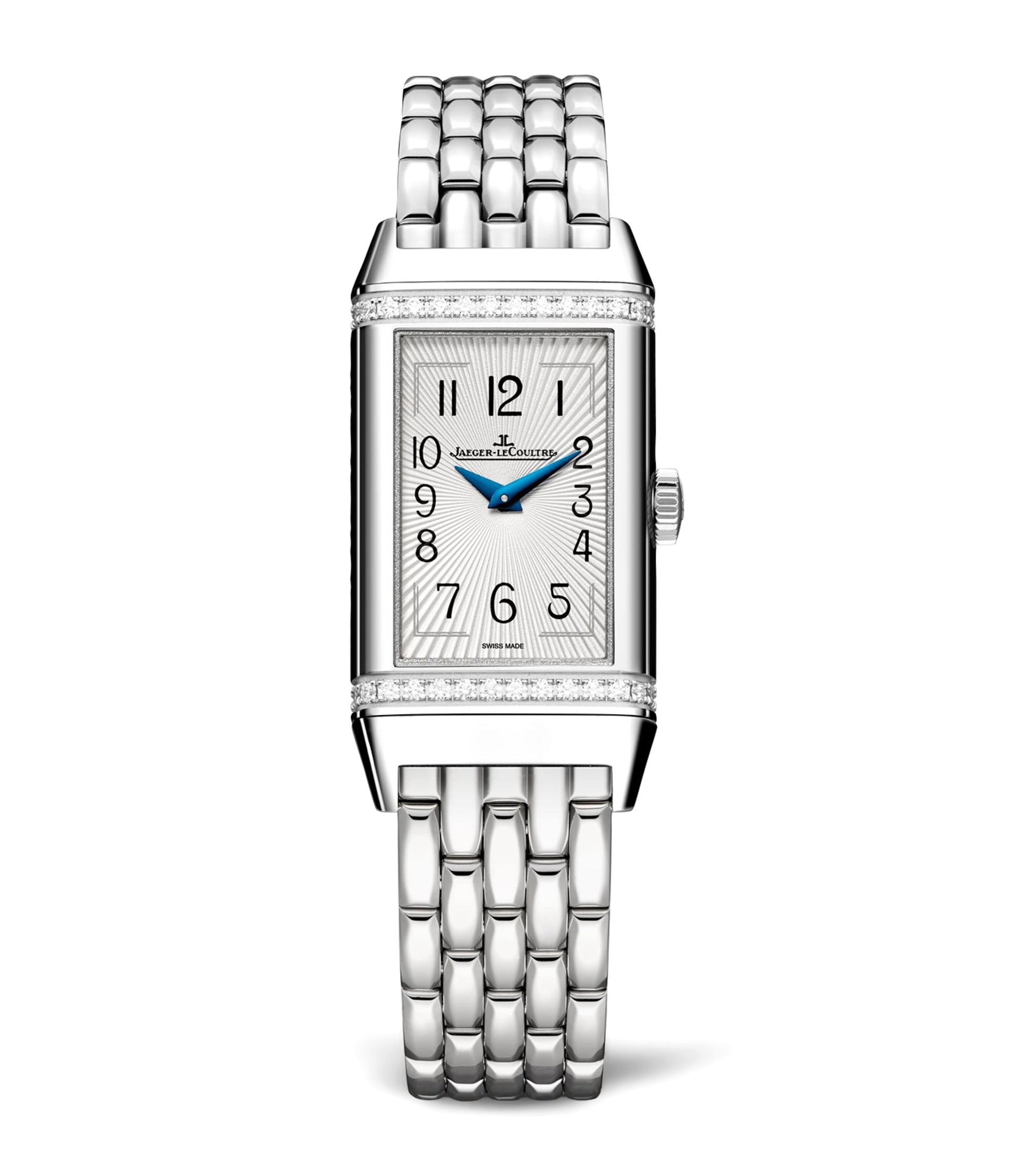 Stainless Steel and Diamond Reverso One Watch 20mm