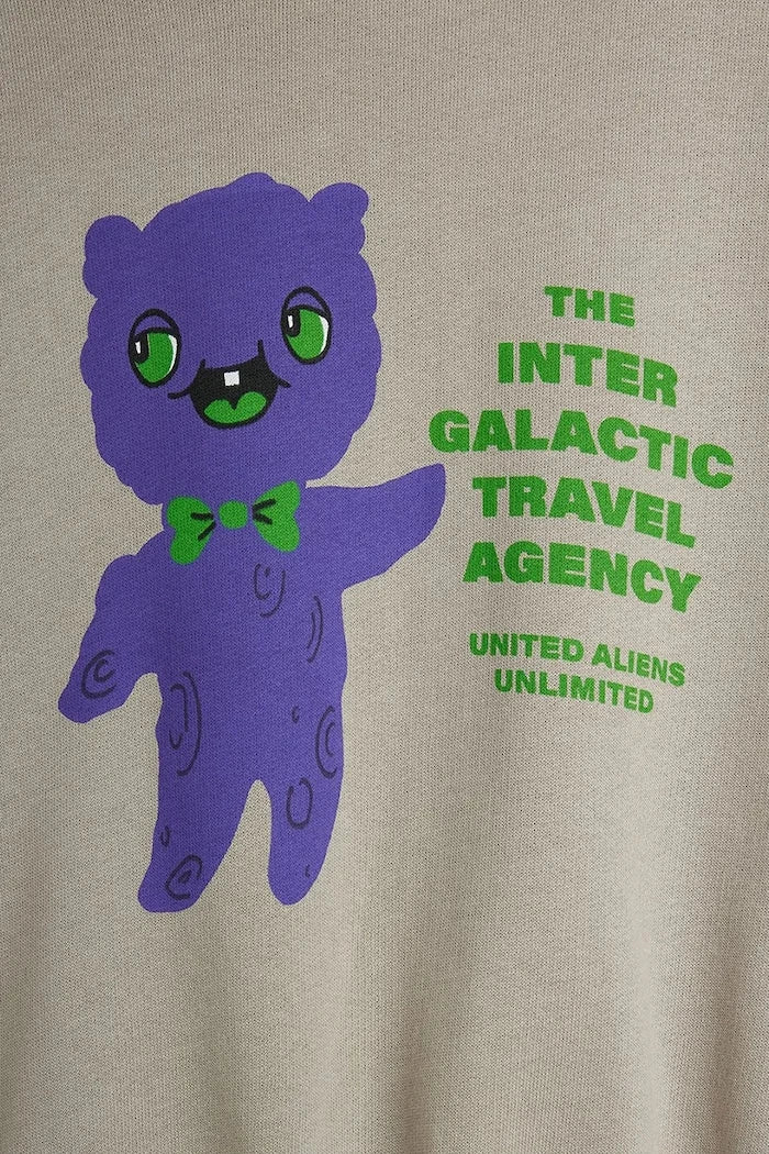 Mini Rodini Alien travel agency Çocuk Pamuklu Sweatshirt