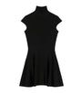 Givenchy Black Knitted Cap Sleeve Mini Dress
