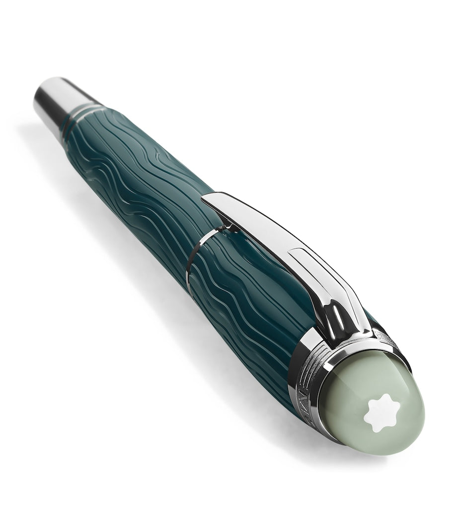 Montblanc Platinum-Coated StarWalker PolarGreen Fineliner Pen