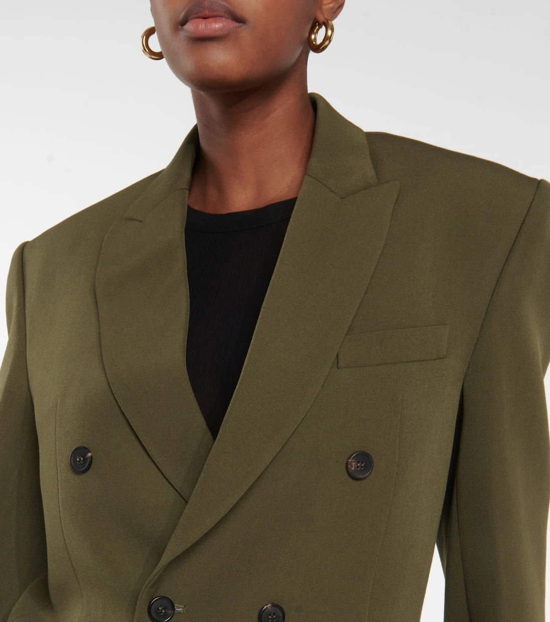 Wardrobe.NYC - Double-breasted virgin wool blazer